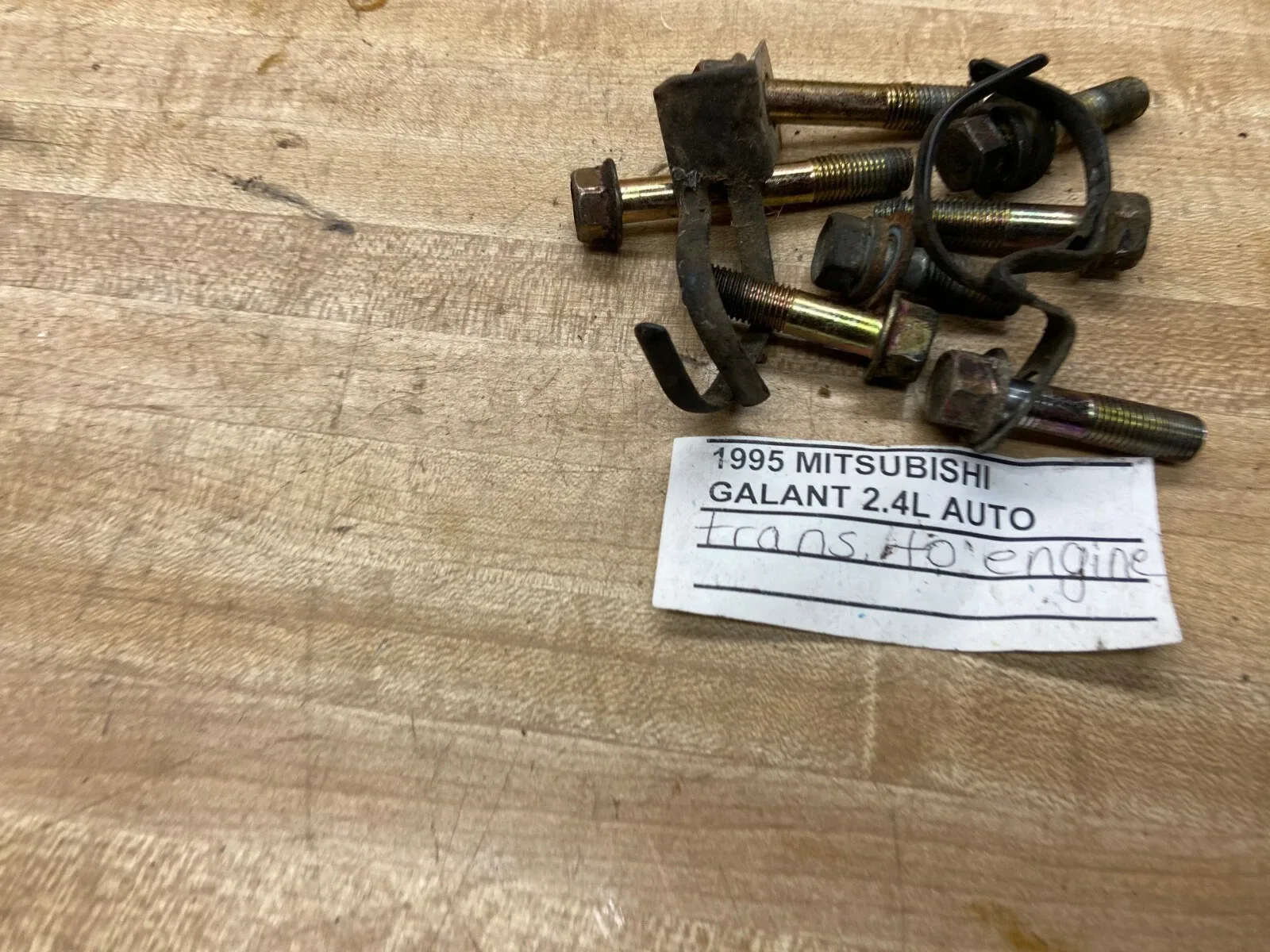1994-1998 GALANT TRANSMISSION TO ENGINE BOLTS  (BELL HOUSING BOLTS) image 2