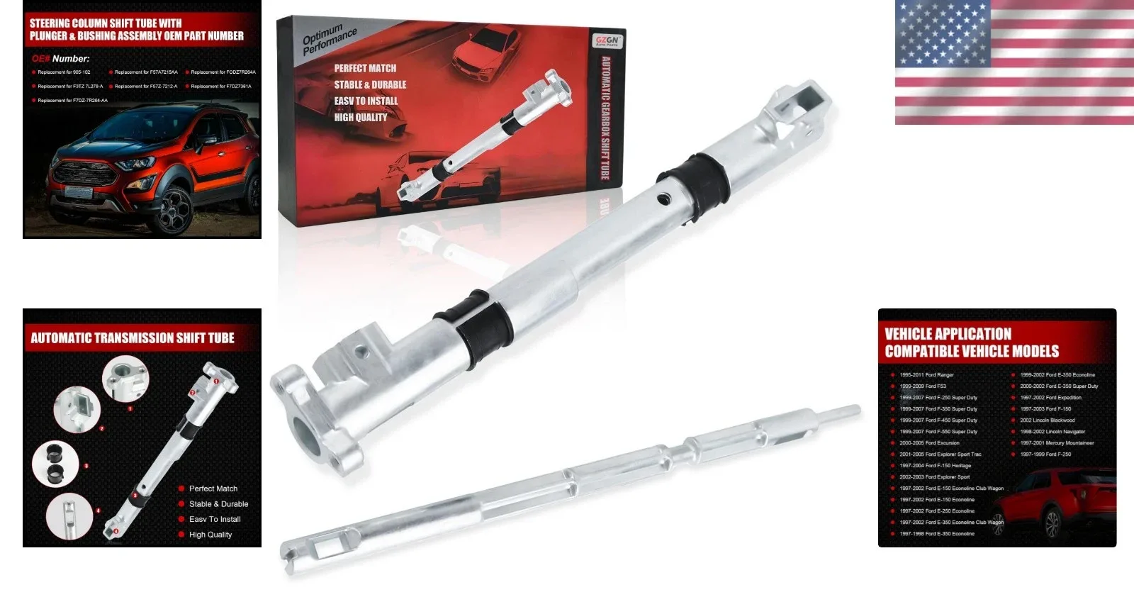 Reliable Automatic Transmission Shift Tube 905-102 for Ford E-Series & F-Series image 2