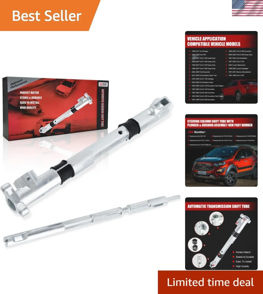 Reliable Automatic Transmission Shift Tube 905-102 for Ford E-Series & F-Series