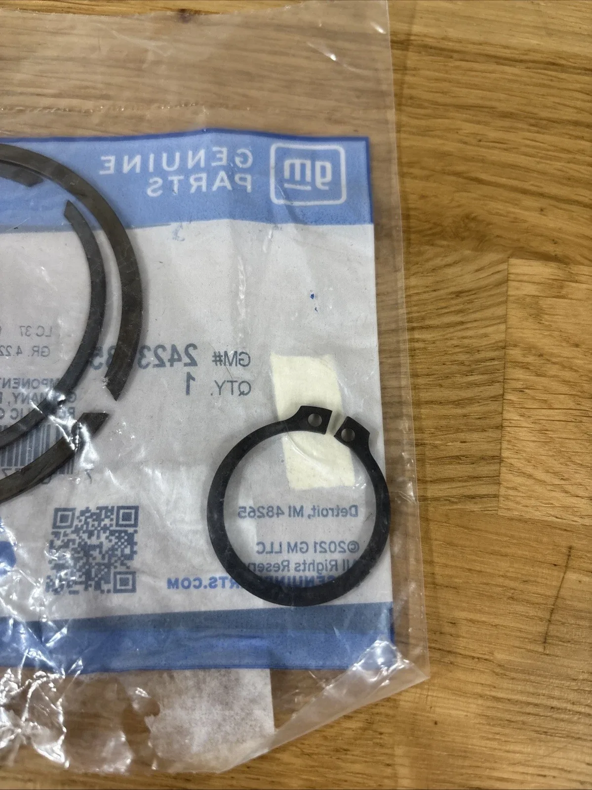 Genuine GM 06-26Auto Trans 1-2-3-4 Clutch Piston Housing Retaining Ring 24237851 image 4