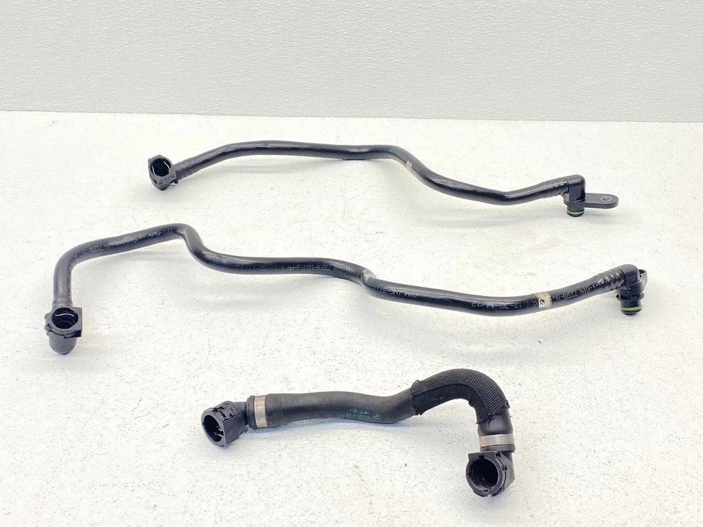13-15 BMW 740I F01 N55 RWD TRANSMISSION OIL COOLING LINES SET OEM A0.47 image 2