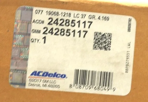 NEW ACDelco Auto Trans Clutch Housing Assembly 24285117 Colorado Canyon 17-19 image 2