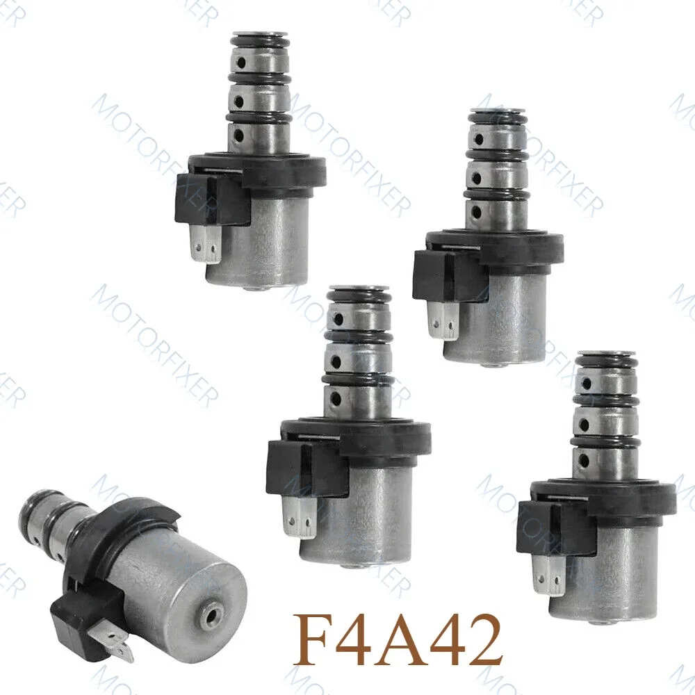 5X Transmission Shift Solenoid Kit F4A41 F4A42 F4A51 for Kia Mitsubishi Hyundai