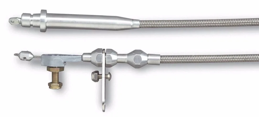 Lokar KD-2AODHT - 48" Hi-Tech Stainless Steel Housing Ford AOD  Kickdown Cable image 3