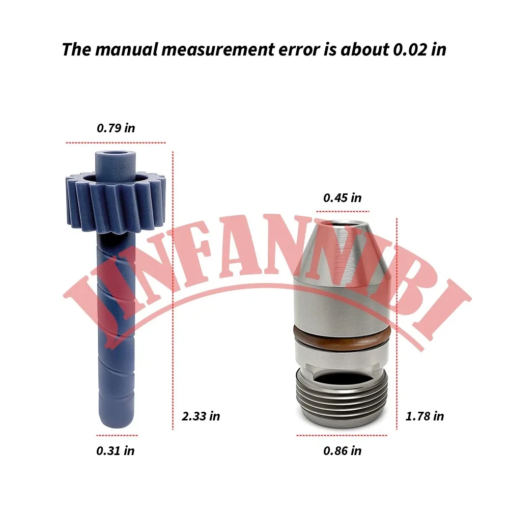 Speedometer Driven Gear Kit and Bullet Housing Kit Set for GM TH350 Turbo 350 image 4