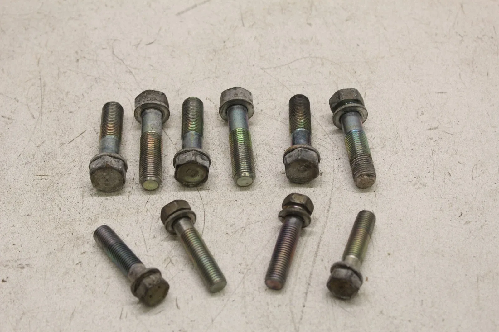 2008-2012 Lexus ISF oem transmission bell housing to engine mounting bolts set