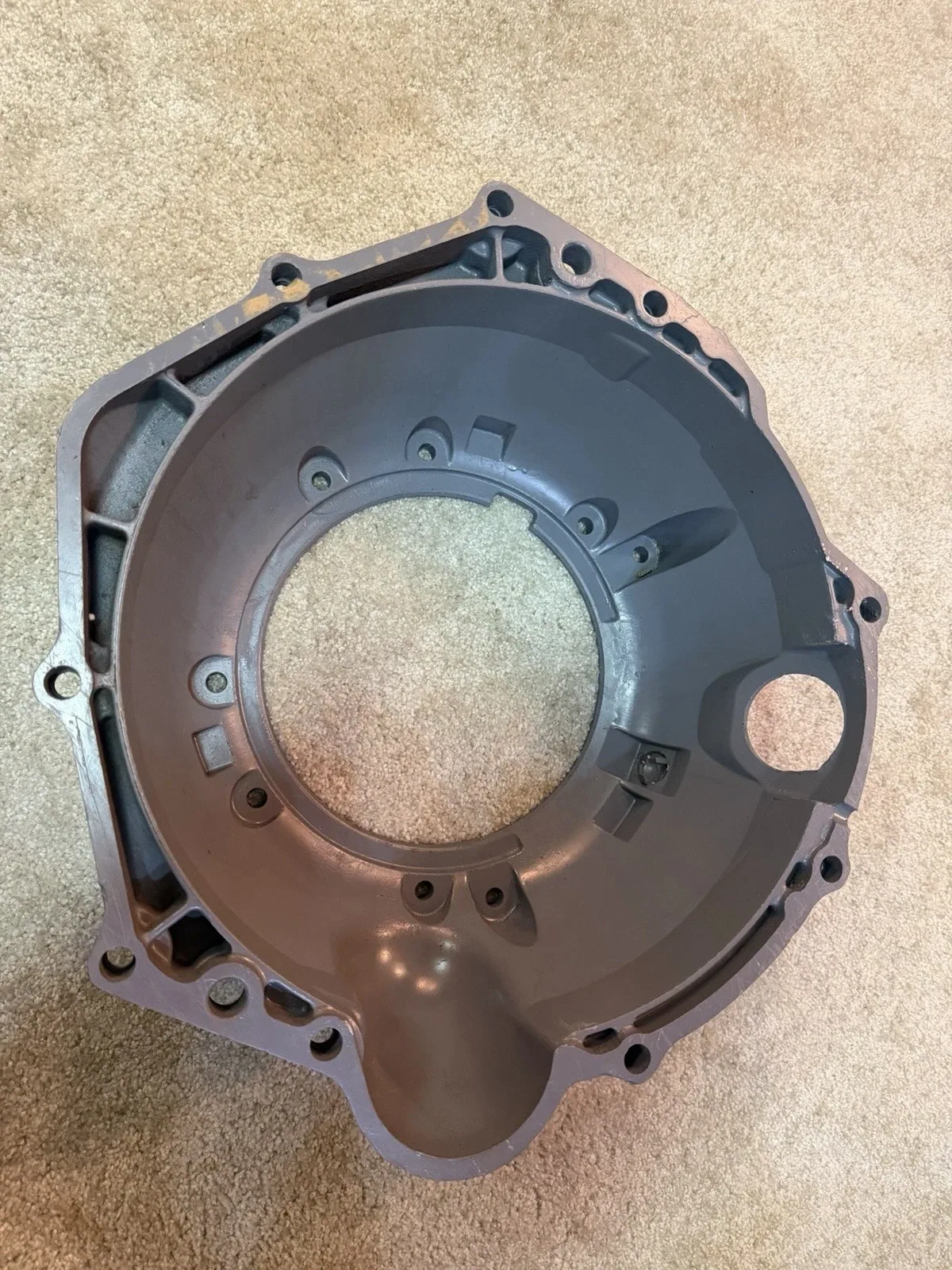 4L60E TRANSMISSION BELL HOUSING 1996-1997 CAST 24200877 FRONT CASE GM CHEVY image 2