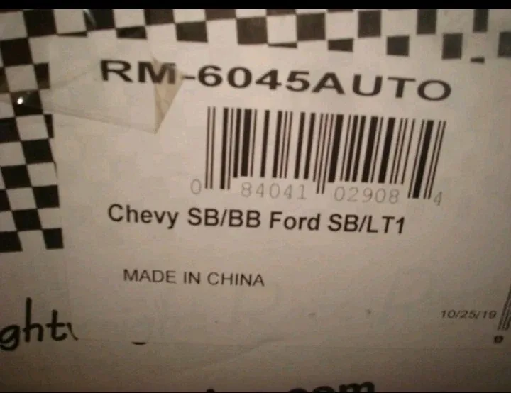 Rm-6045 Quick Time sbf/ SBC To Powerglide Transmission Bellhousing