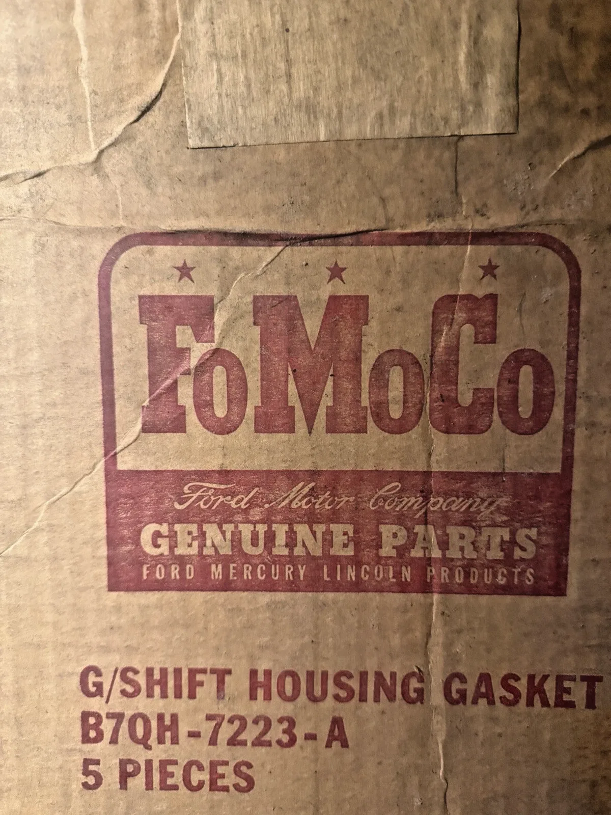 NOS FoMoCo B7QH-7223-A Transmission Shift Housing Gaskets Lot of 5 Ford Truck image 2