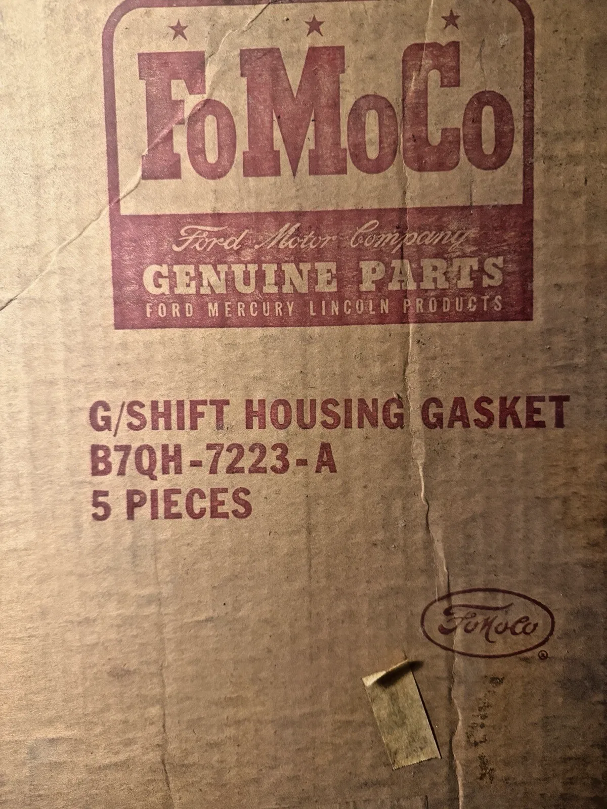 NOS FoMoCo B7QH-7223-A Transmission Shift Housing Gaskets Lot of 5 Ford Truck image 3
