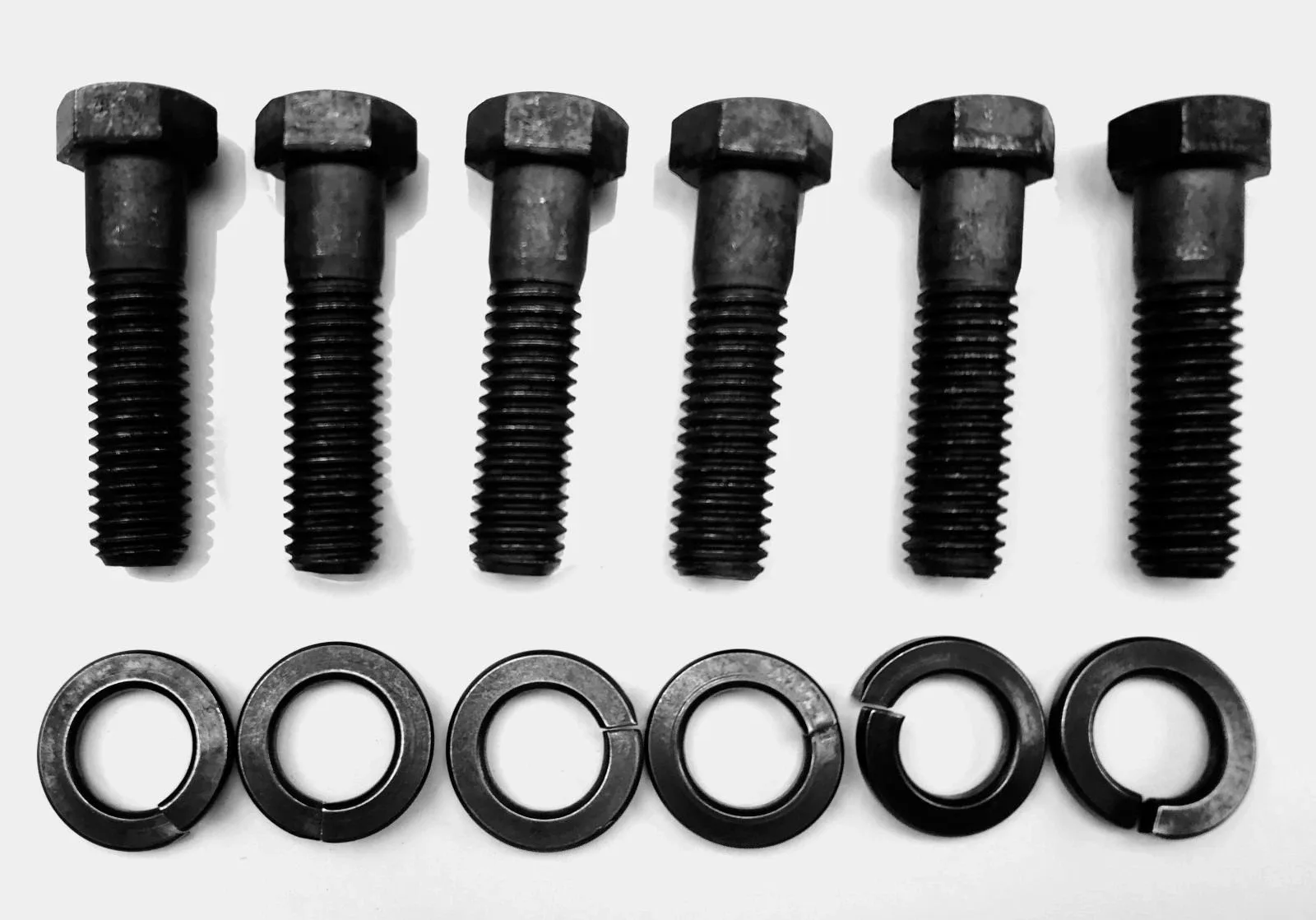 Ford C4 Transmission Bell Housing Bolts W/Washers Black Phosphate