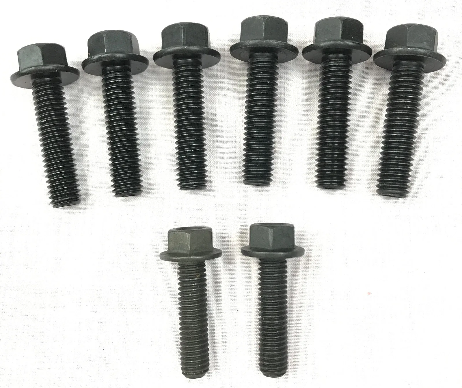 Ford C4 Transmission Bell Housing Bolts W/Flange (6) W/Starer Bolts (2) image 2