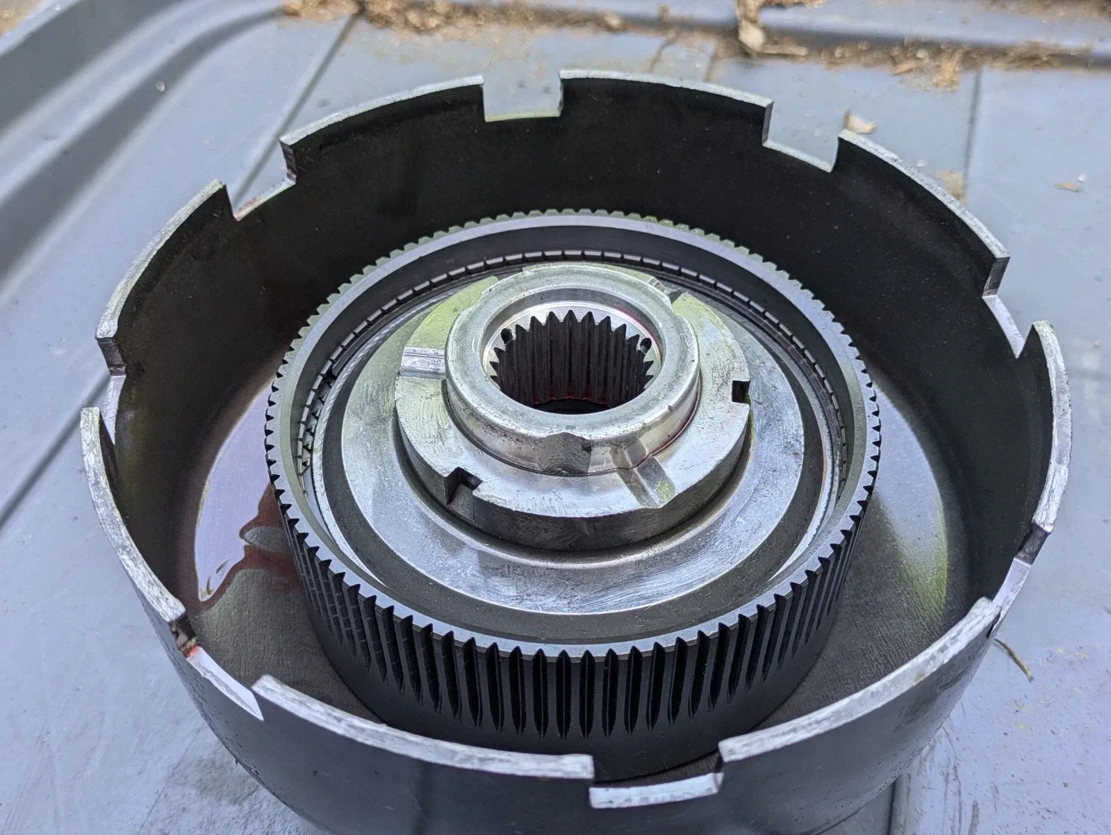 rear planet gear reverse hub 1970s Ford C6 Auto Transmission