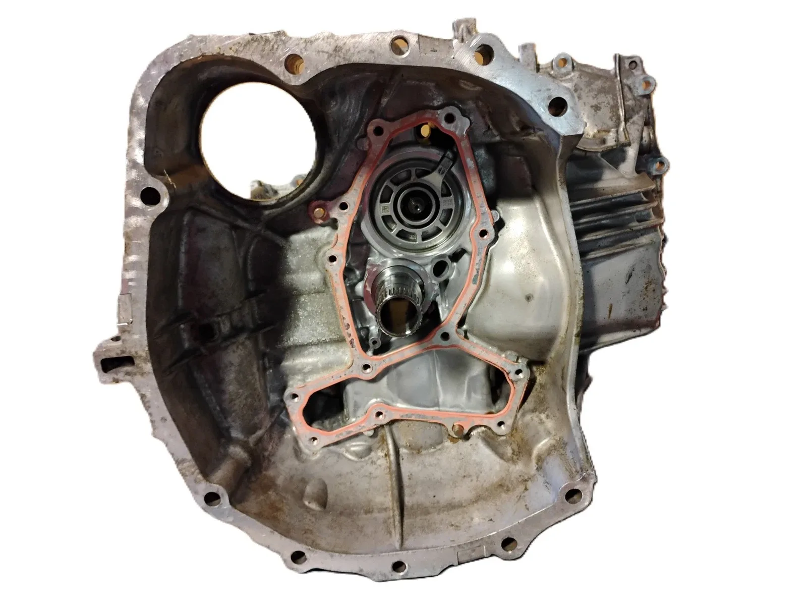 2020-2021 Subaru 2.5L CVT TR580 Differential Torque Converter Housing w Oil Pump image 2