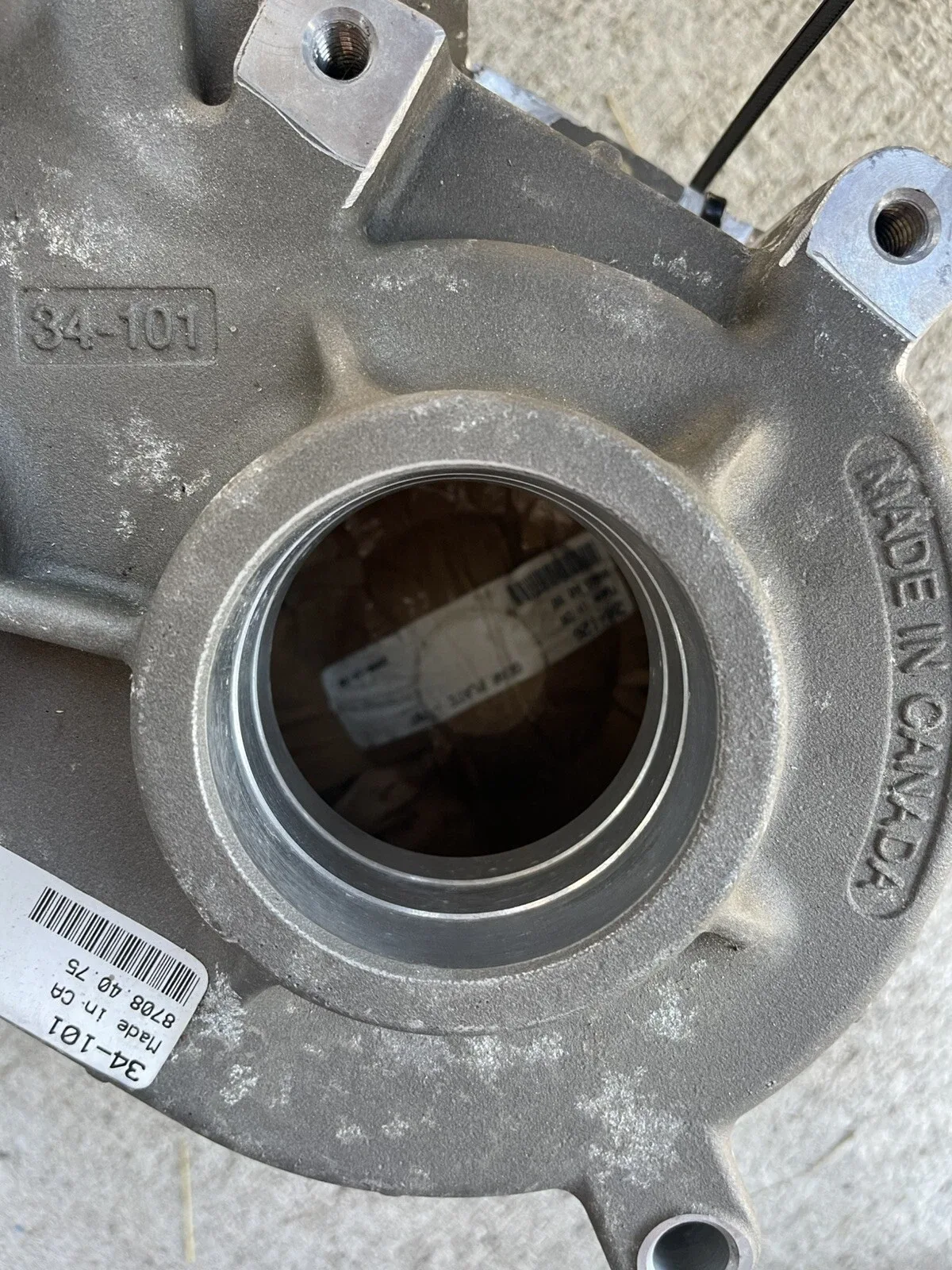 Argo Gear Plate+ Transmission Housing - L 34-101 Never Used. Free Shipping image 2