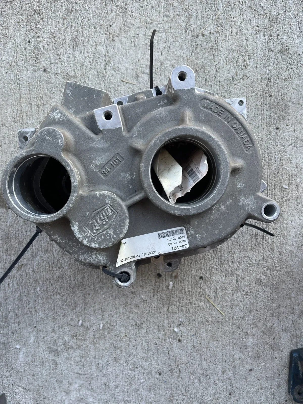 Argo Gear Plate+ Transmission Housing - L 34-101 Never Used. Free Shipping image 4