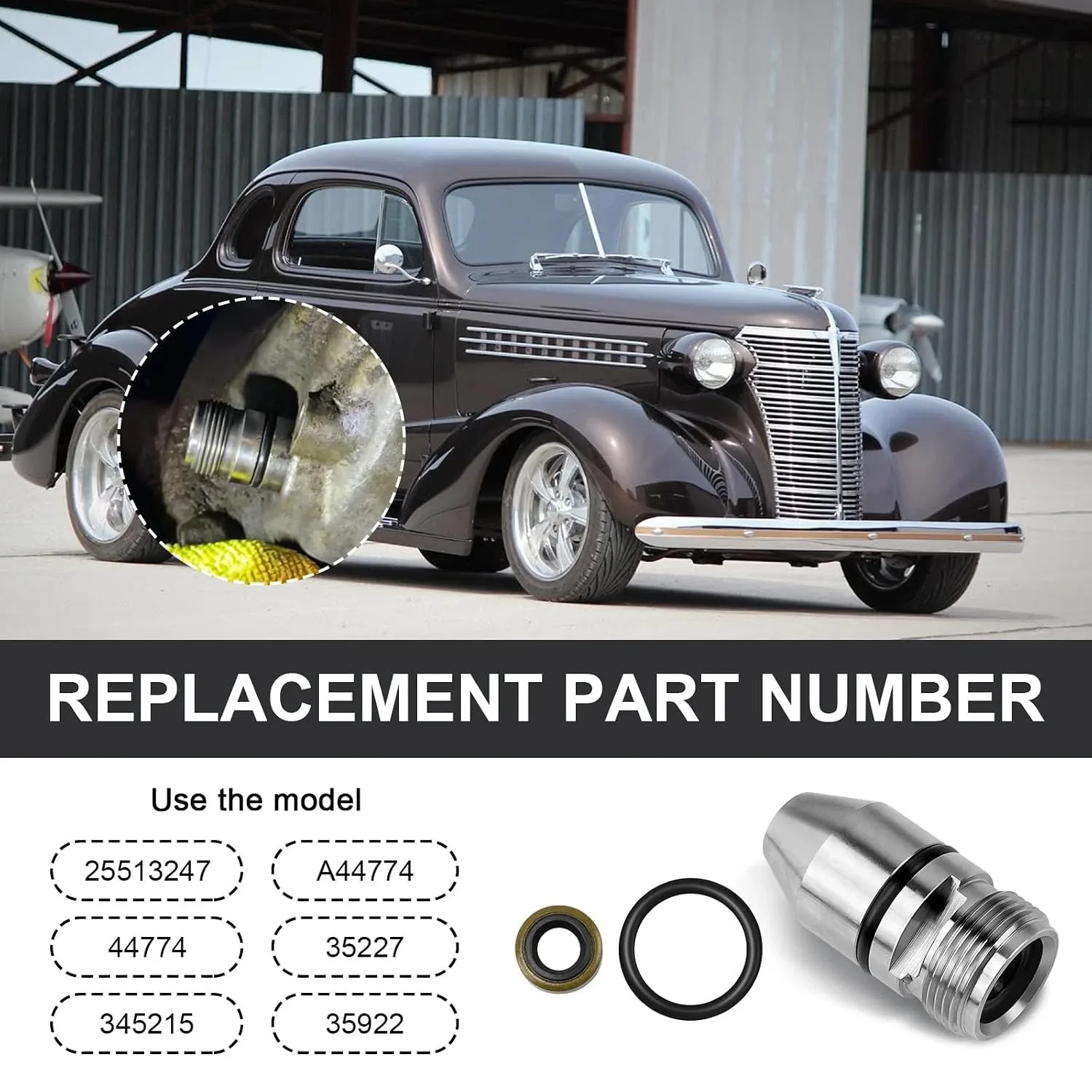 Chevy TH350 Bullet Speedometer Gear Housing & Seal Kit - Ensures Top Performance image 4