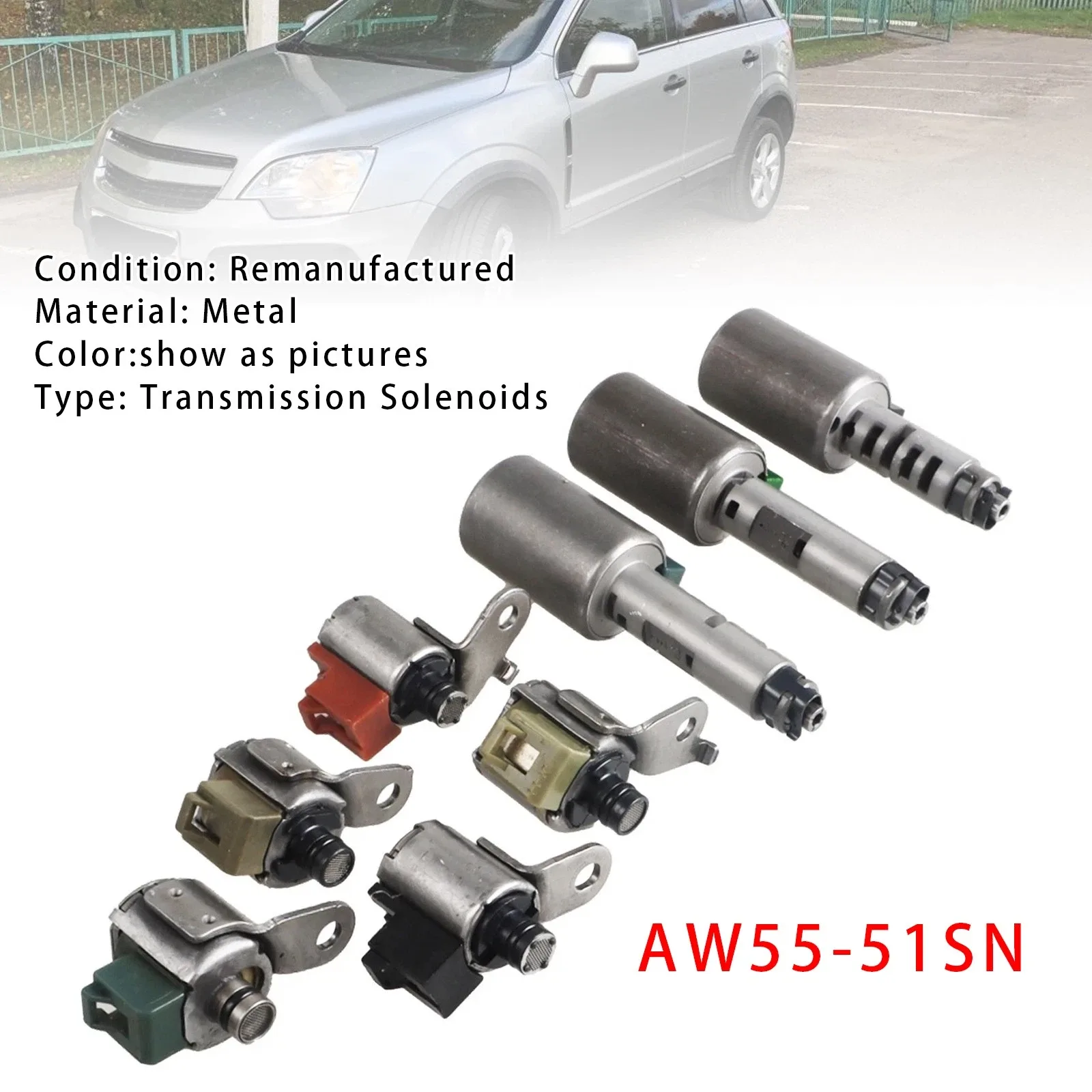 Nissan Altima/Maxima/Quest Transmission Shift Solenoids AW55-51SN (8pcs)