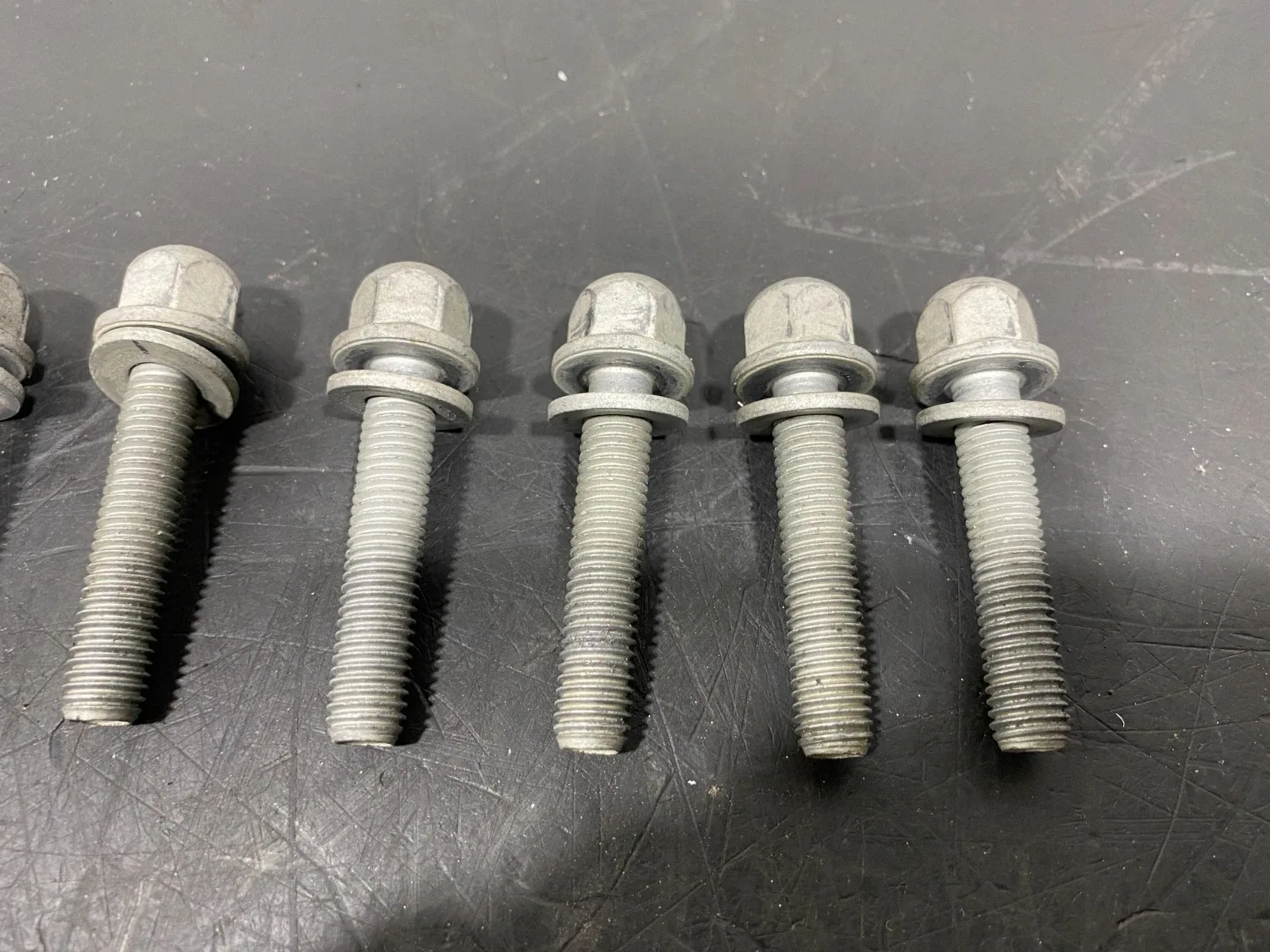 2019 CORVETTE C7 OEM TORQUE TUBE TO BELL HOUSING BOLTS HARDWARE USED image 3