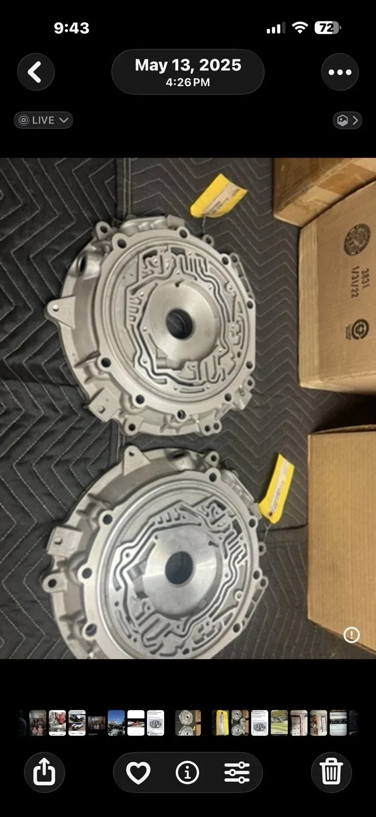 C6 Corvette 6L 80 Pump Housing image 2