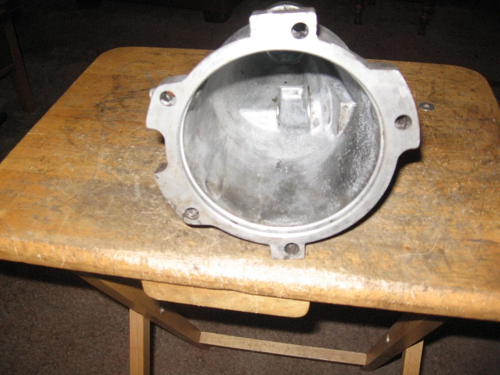 OEM GM 1962-74 ALUMINUM POWERGLIDE TRANSMISSION 11" TAIL HOUSING CHEVY DRAG RACE image 4