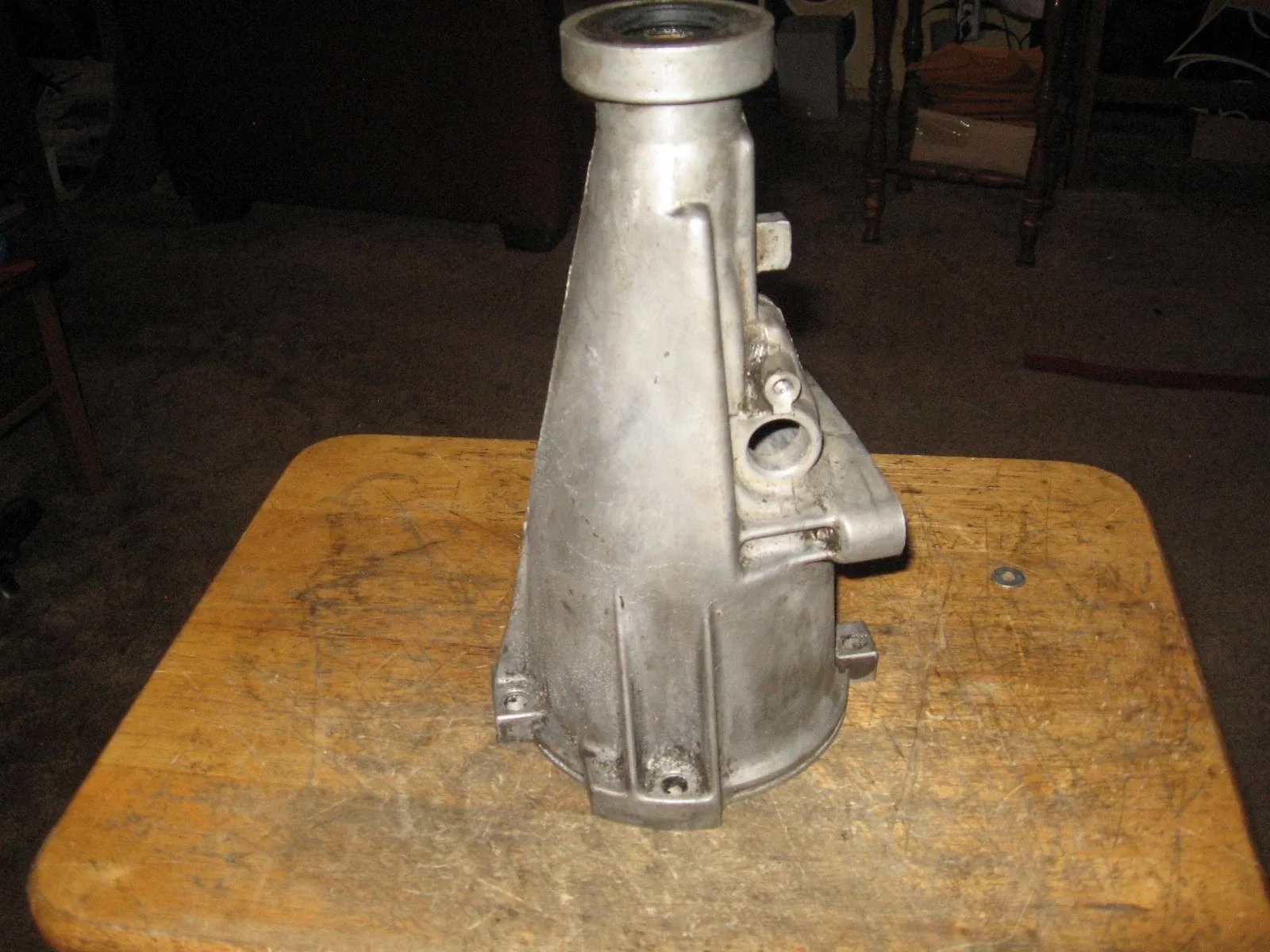 OEM GM 1962-74 ALUMINUM POWERGLIDE TRANSMISSION 11" TAIL HOUSING CHEVY DRAG RACE