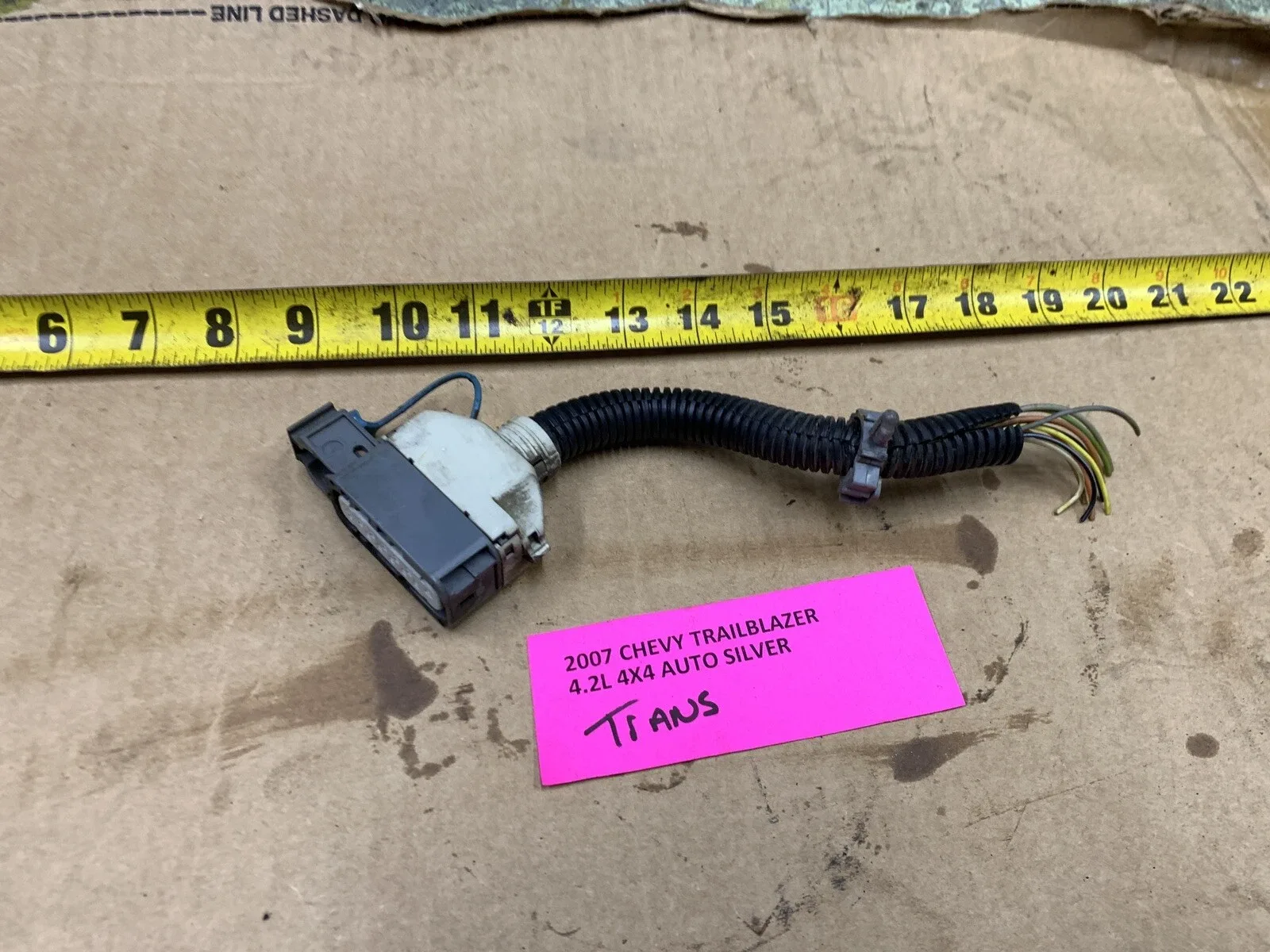02-09 Trailblazer  Transmission Shift Range Switch Sensor Wiring Connector