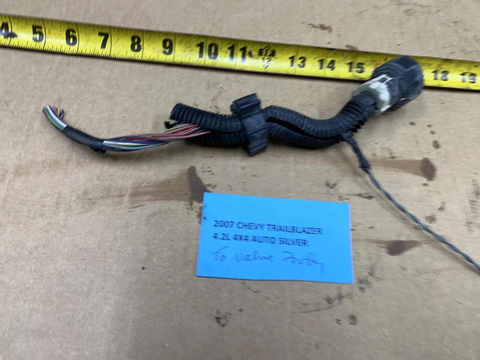 02-09 Trailblazer  Transmission Valve Body Wiring Connector image 2