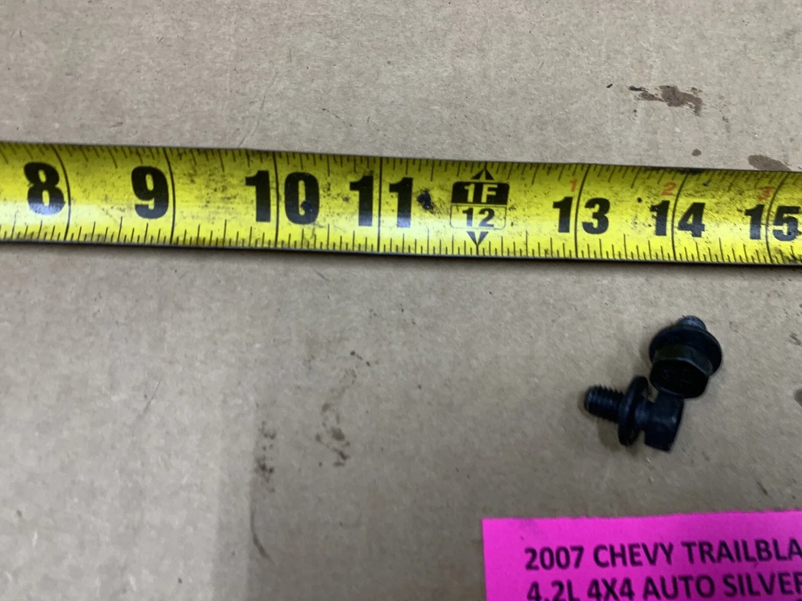 02-09 Trailblazer  Transmission Shift Cable Bracket Bolts Set Of 2 image 3