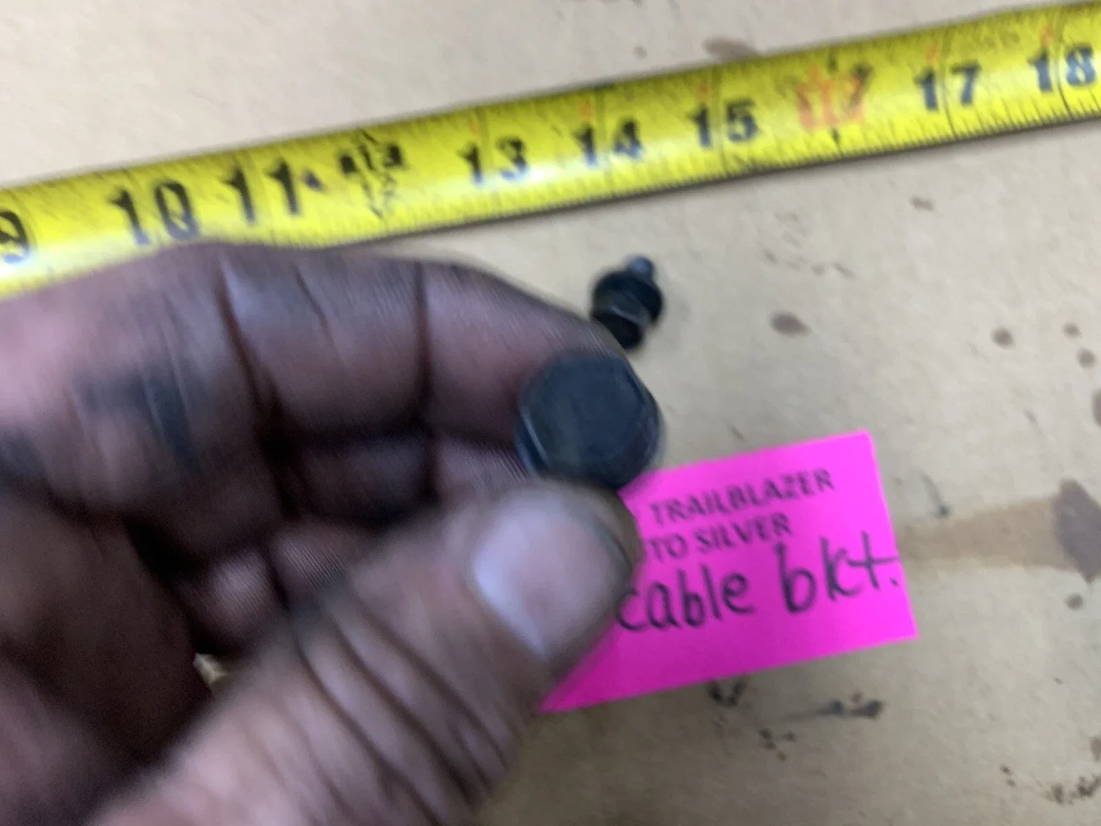 02-09 Trailblazer  Transmission Shift Cable Bracket Bolts Set Of 2 image 4