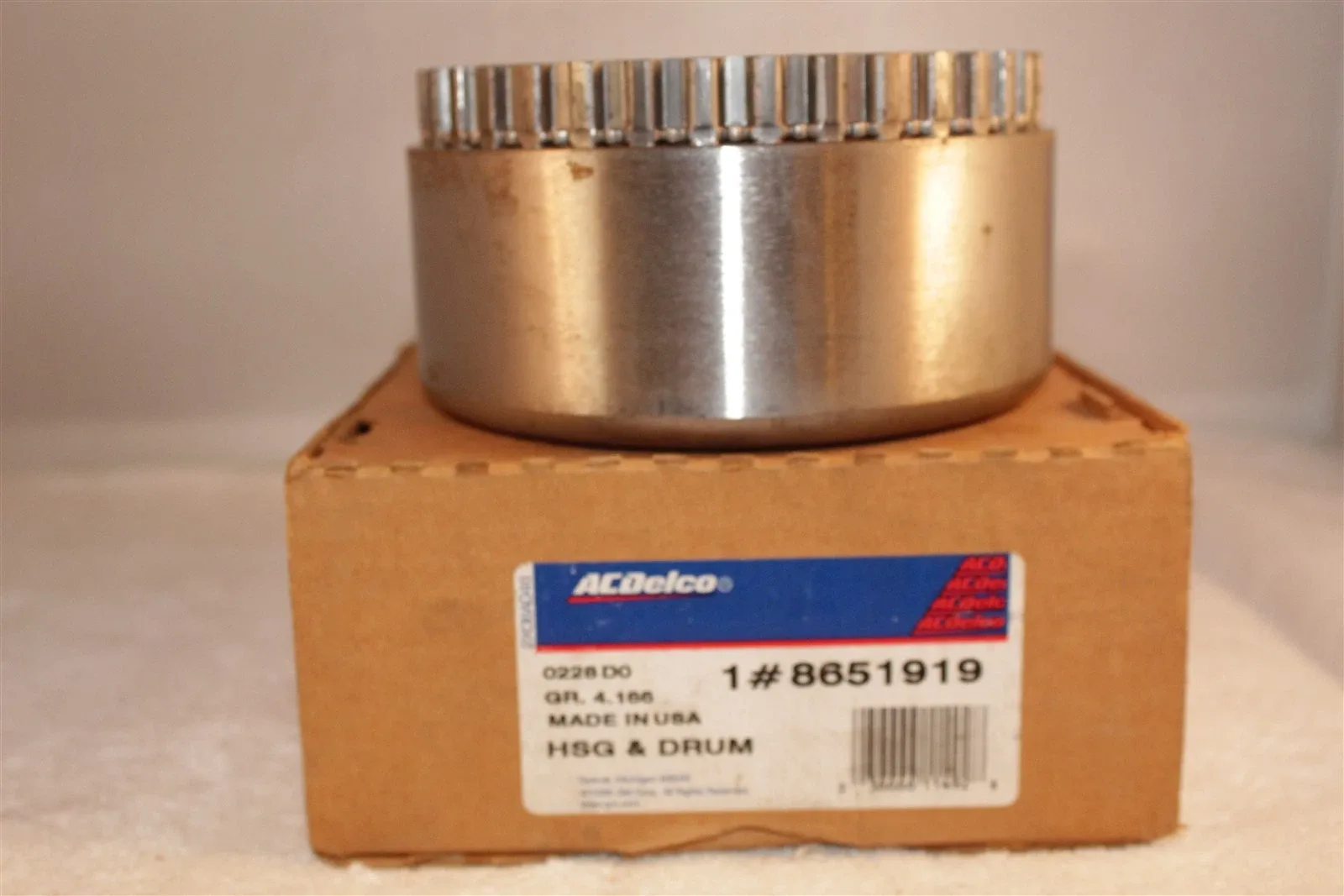 ACDELCO GM SECOND TRANSMISSION CLUTCH HOUSING DRUM #8651919 NO BUSHING image 3