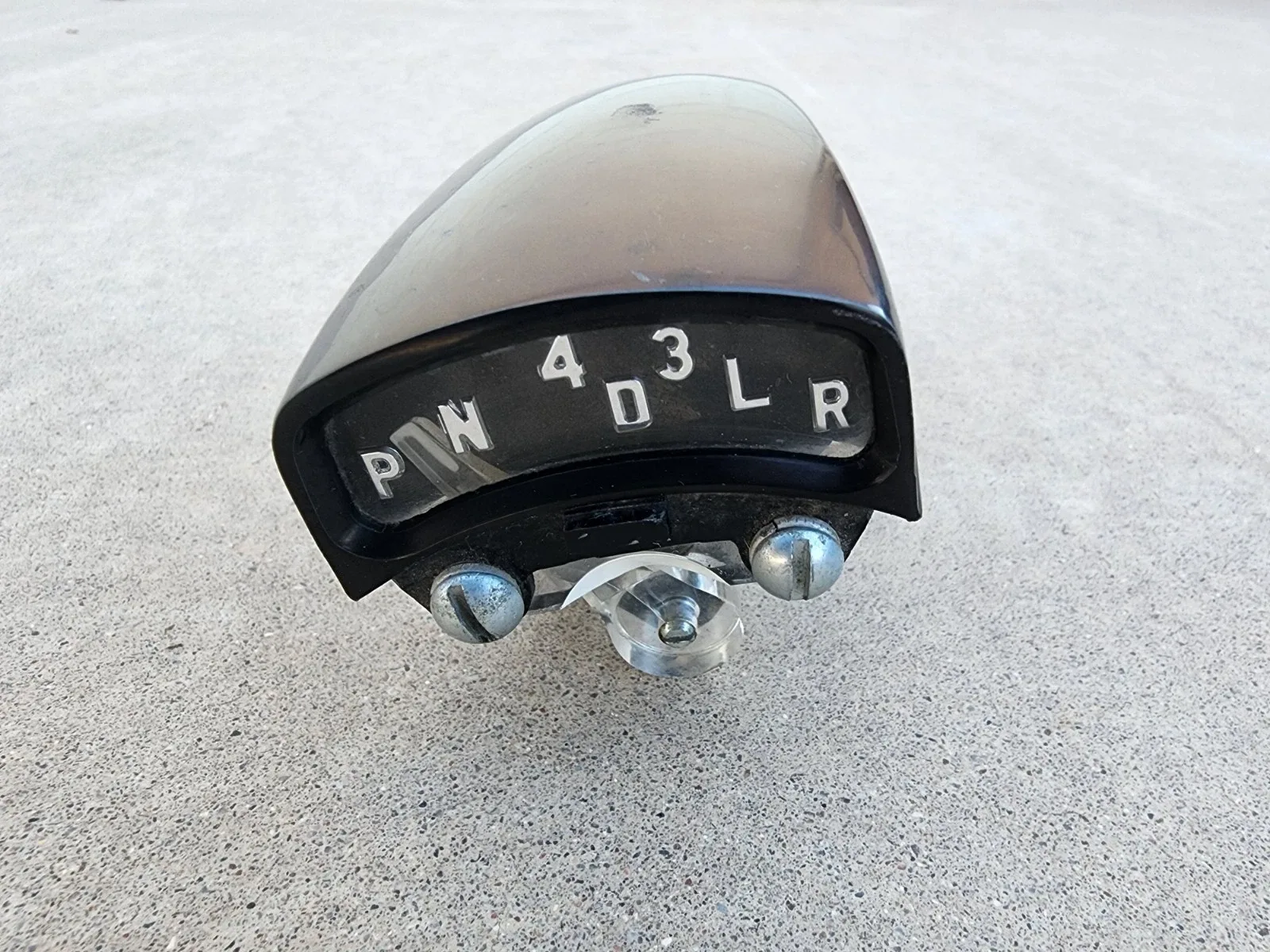 OEM 1951-1957 Nash Ambassador Steering Column Shift Indicator Housing Assembly image 2