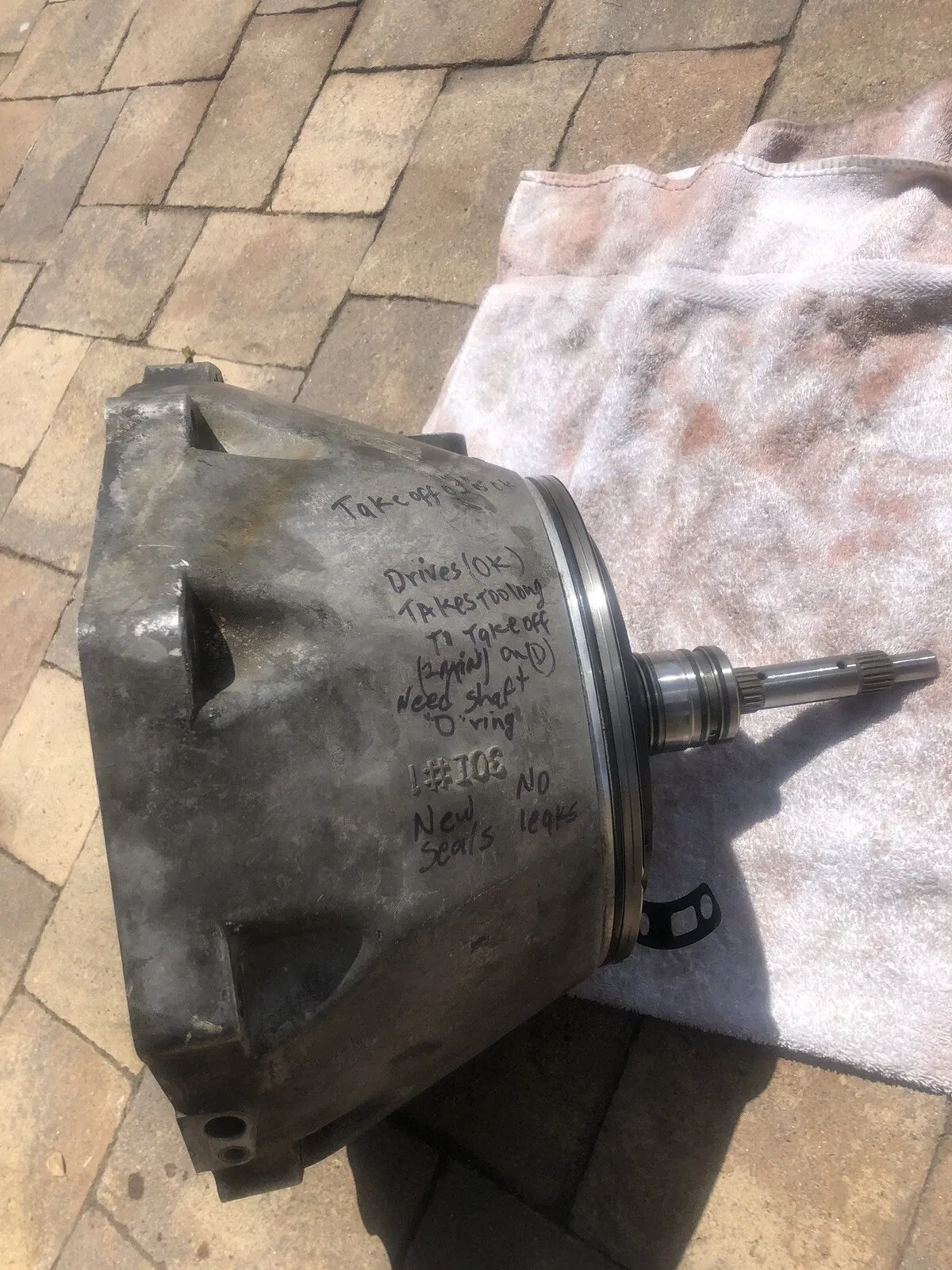 2000 Nissan Frontier Automatic Transmission Bell Housing Only,No Shaft Included. image 2