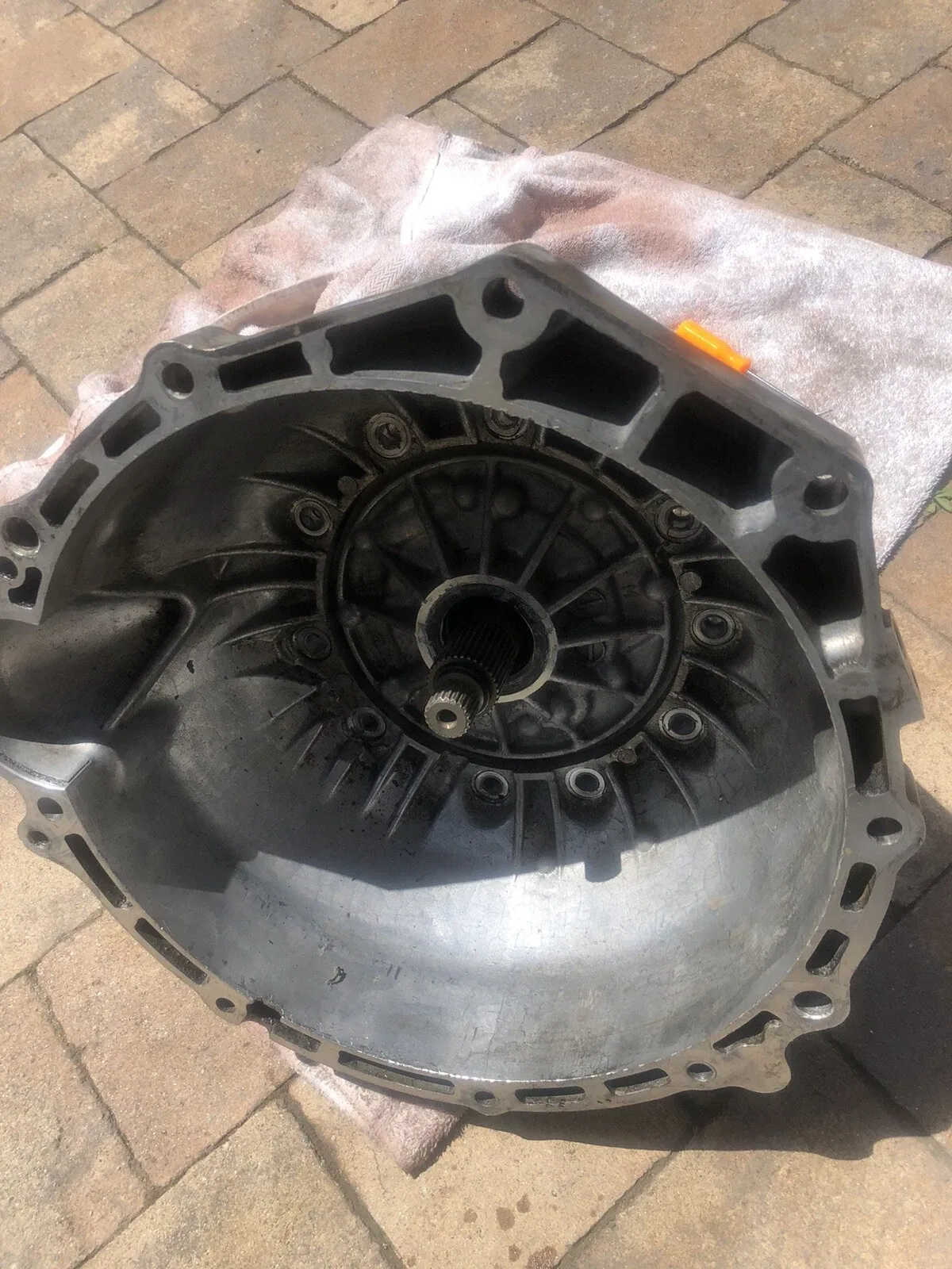 2000 Nissan Frontier Automatic Transmission Bell Housing Only,No Shaft Included.