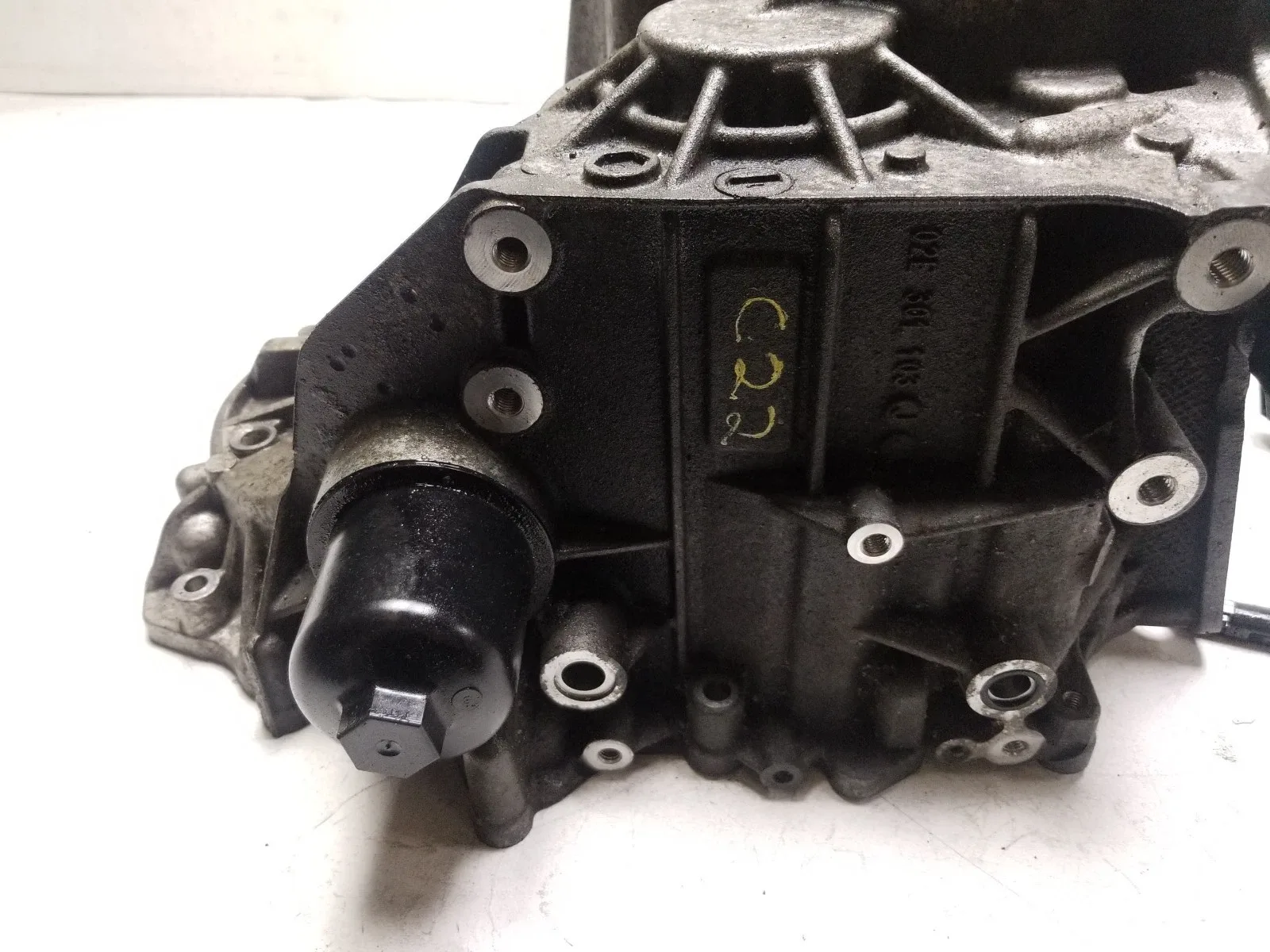 2013 Volkswagen GTI Automatic Transmission Rear Case Housing 02E301103J OEM image 4
