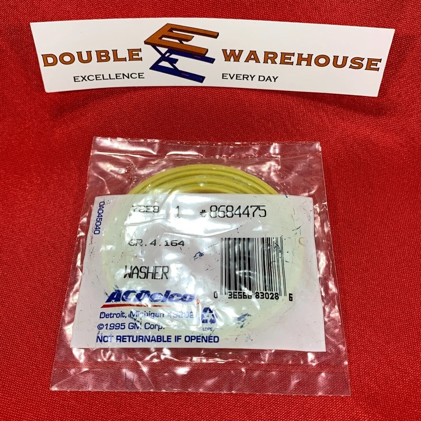 NOS OEM GM AC Delco 8684475 Auto Trans. 3rd Clutch Housing Yellow Thrust Washer