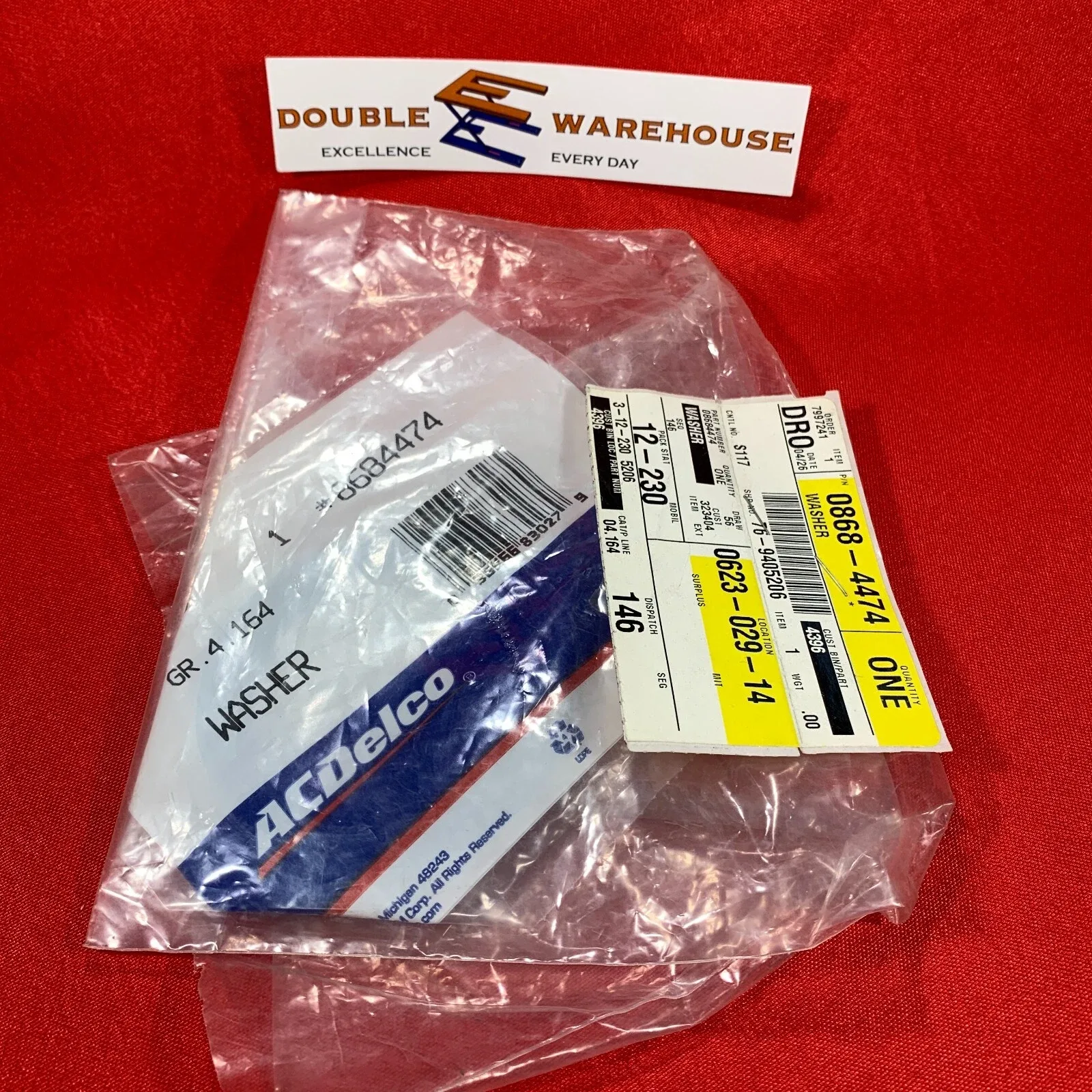 NOS OEM GM AC Delco 8684474 Auto Trans. 3rd Clutch Housing Thrust Washer