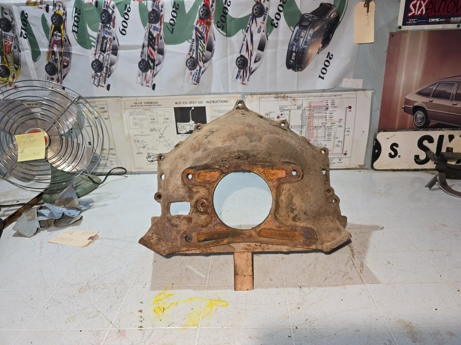 1955-1957 Chevrolet Corvette GM#3733373 Date C157X OEM Bell Housing
