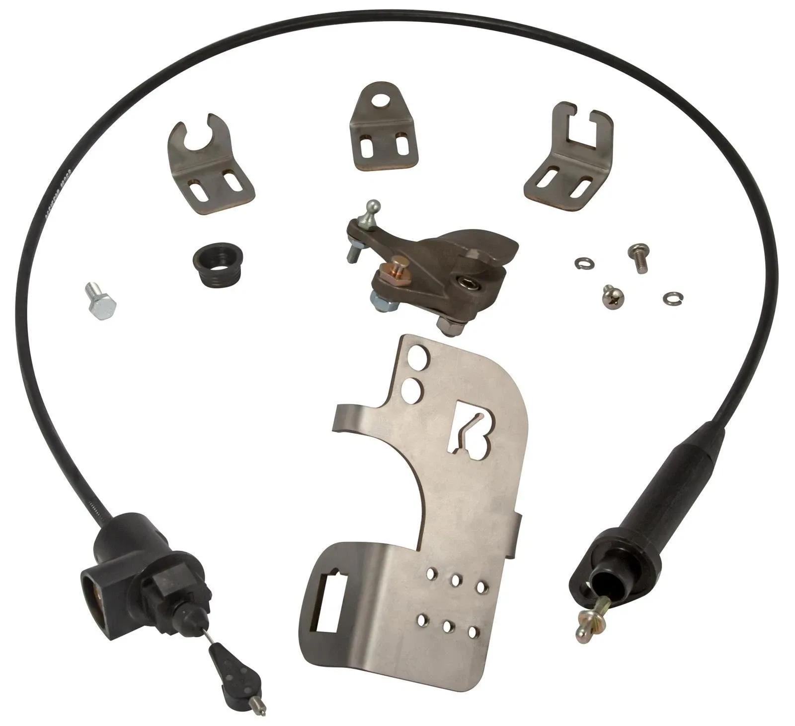 Bowler Kickdown Cable Self Adjusting Plastic Black Housing Edelbrock Carburetor