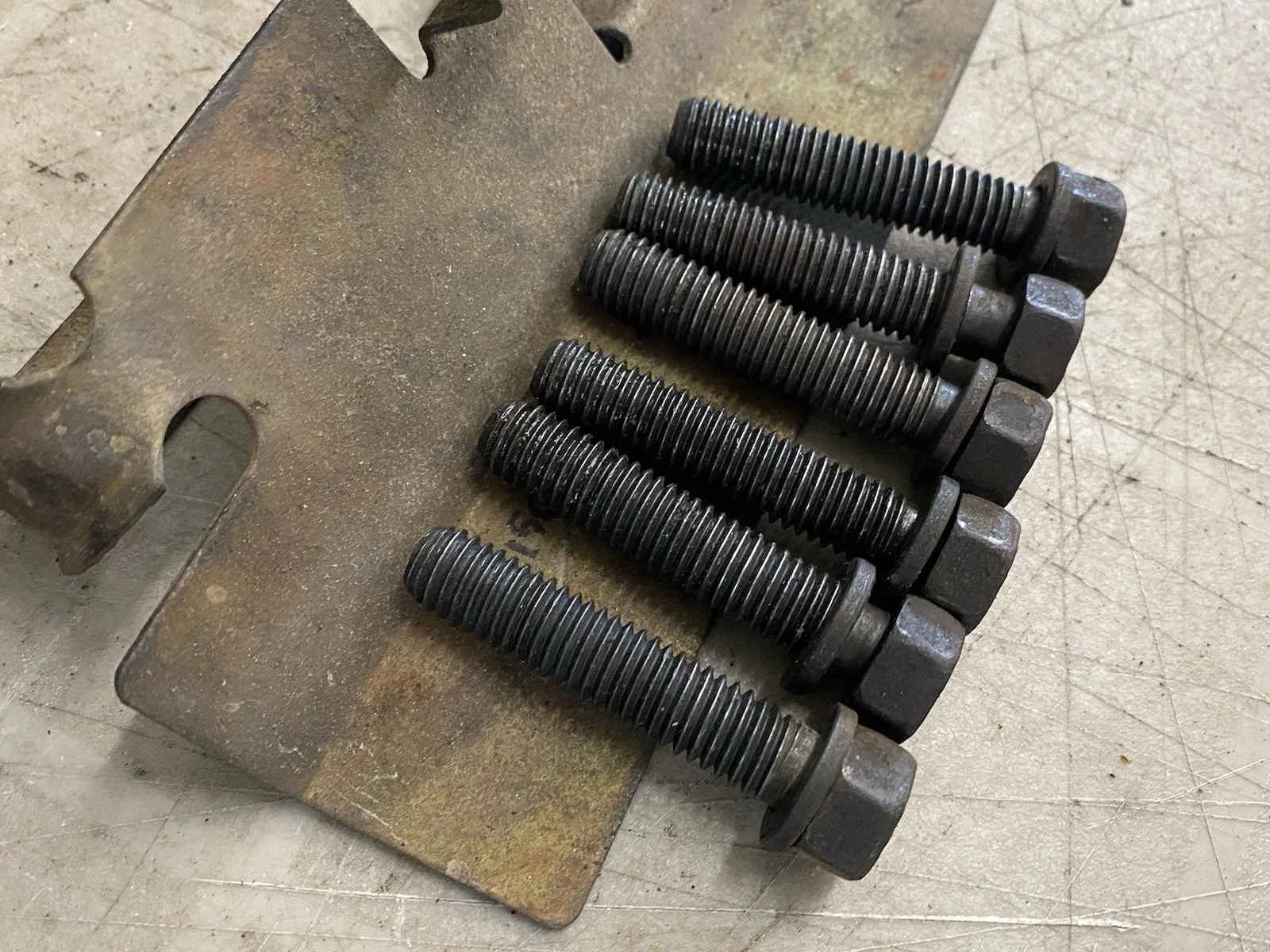 1992-96 Ford F150 Bronco C6 E4OD Engine to Transmission Housing Bolts Hardware image 4