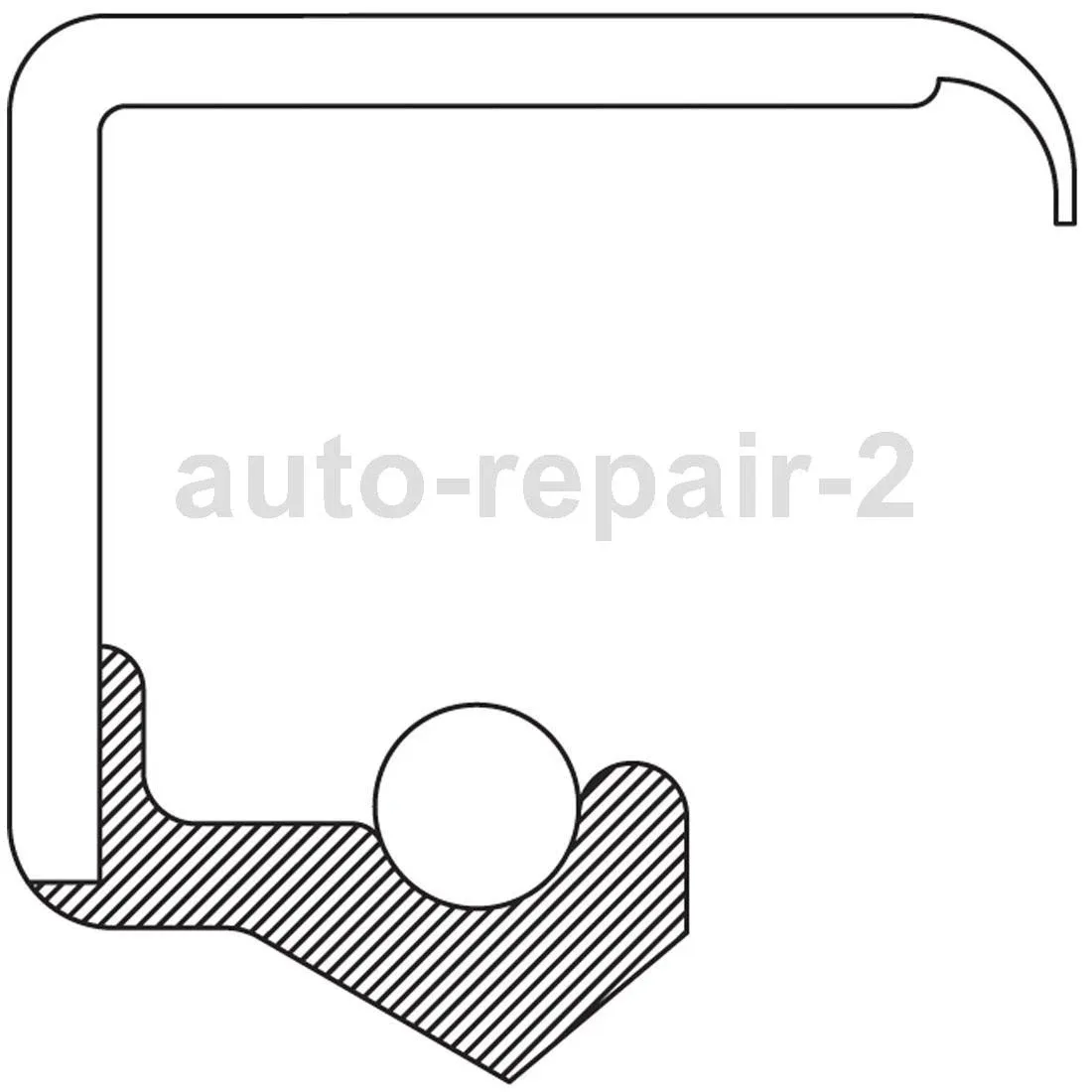 National Automatic Transmission Extension Housing Seal Fits 1984-1986 Dodge W100 image 4