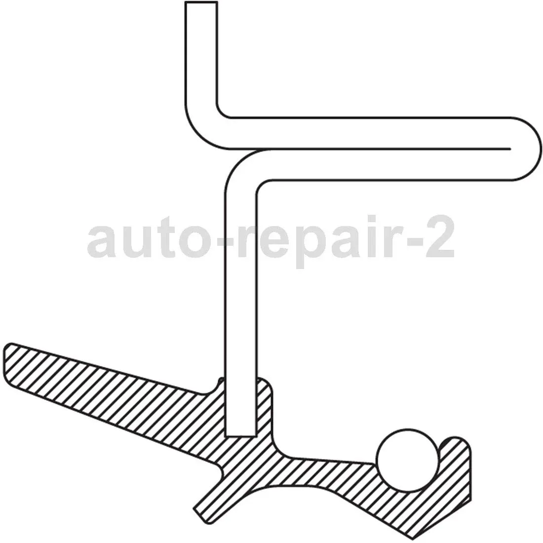 National Automatic Transmission Extension Housing Seal Fits 2015-2018 Ford F-150 image 3
