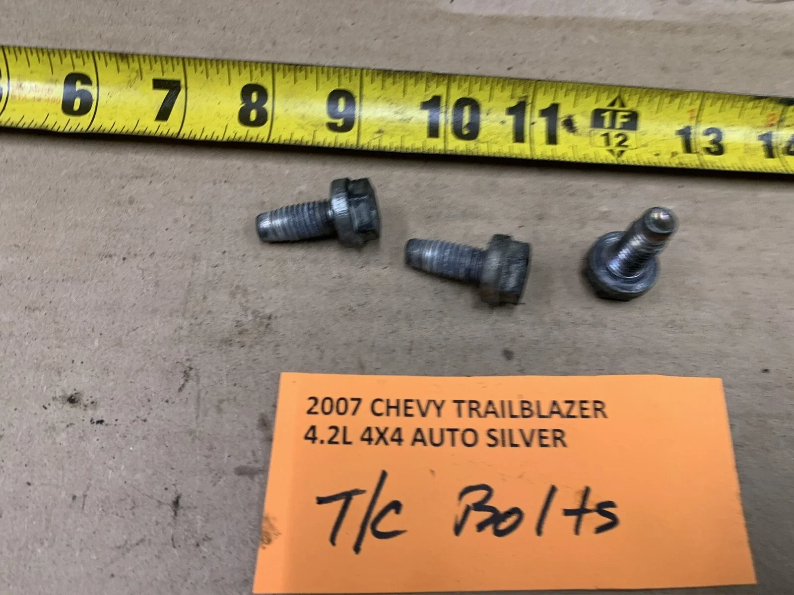 02-09 Trailblazer Transmission Torque Converter Bolts Set Of 3 image 2