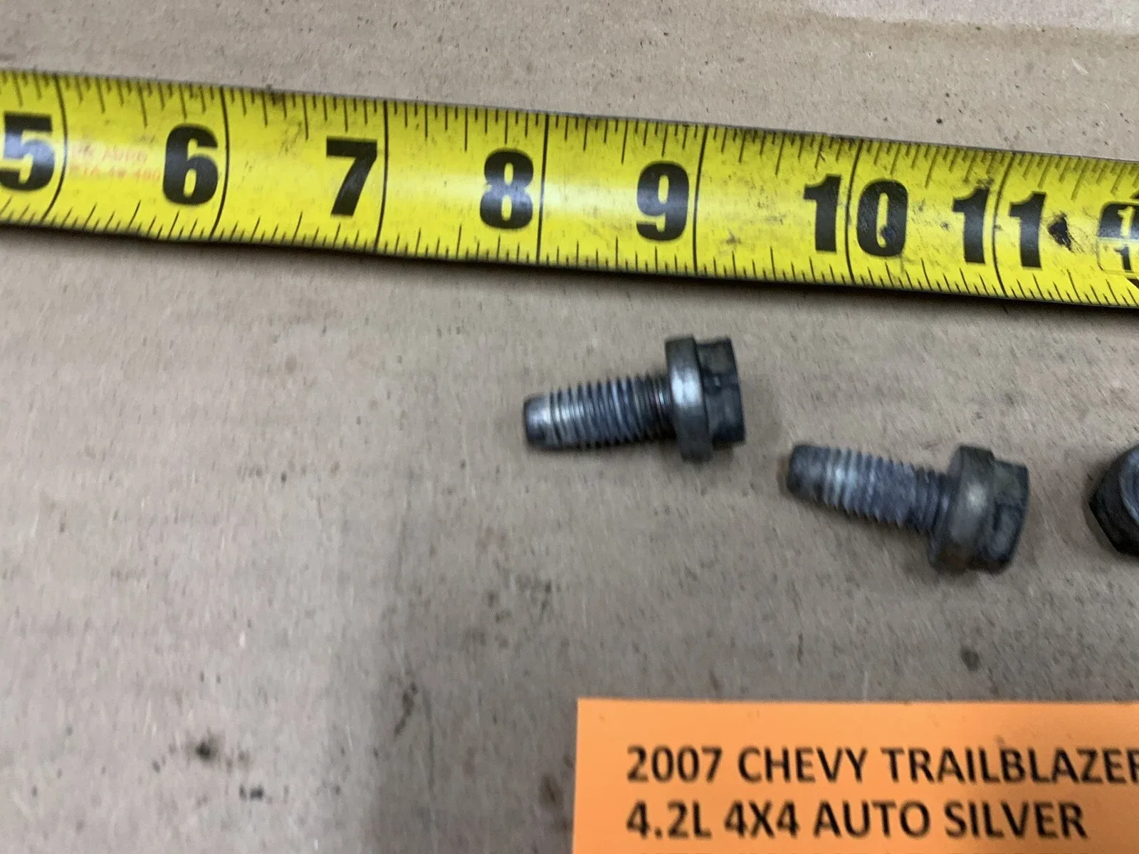 02-09 Trailblazer Transmission Torque Converter Bolts Set Of 3 image 3