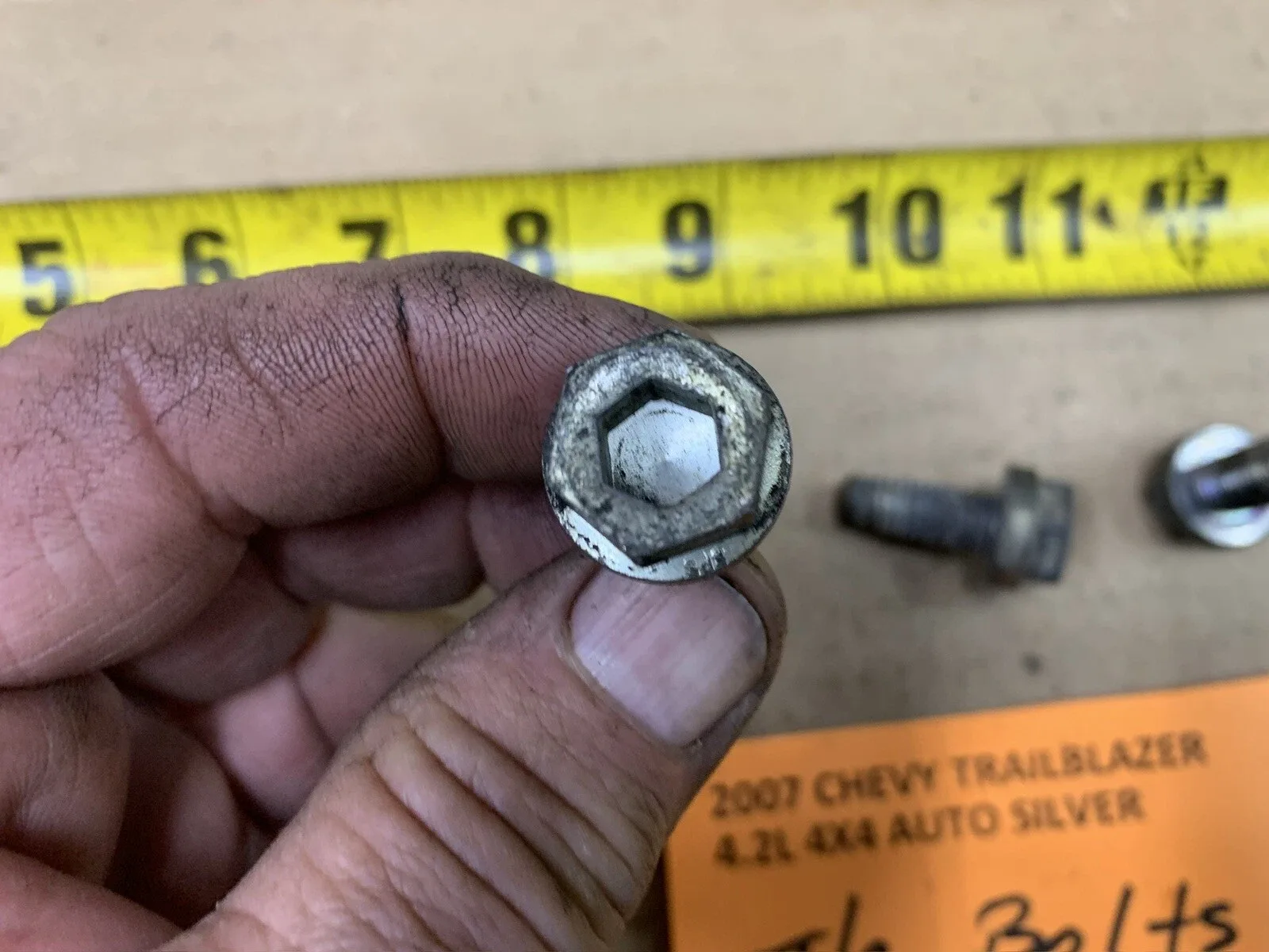 02-09 Trailblazer Transmission Torque Converter Bolts Set Of 3 image 4