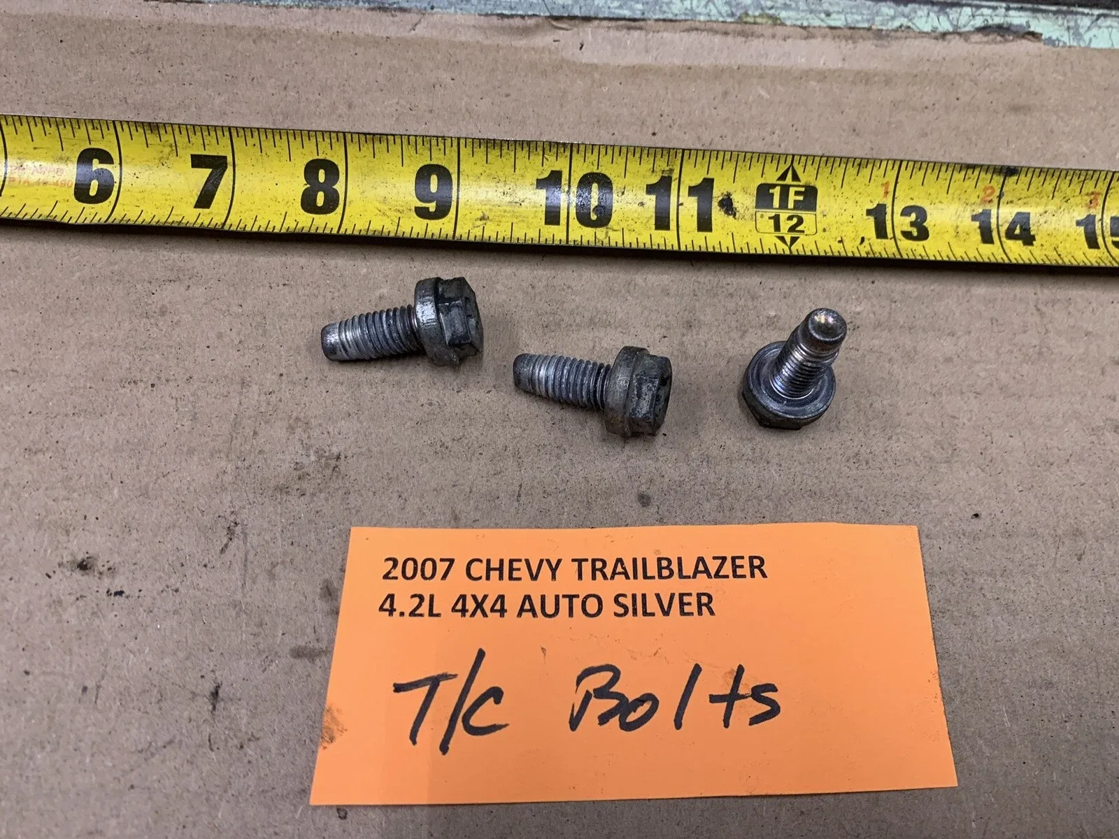 02-09 Trailblazer Transmission Torque Converter Bolts Set Of 3