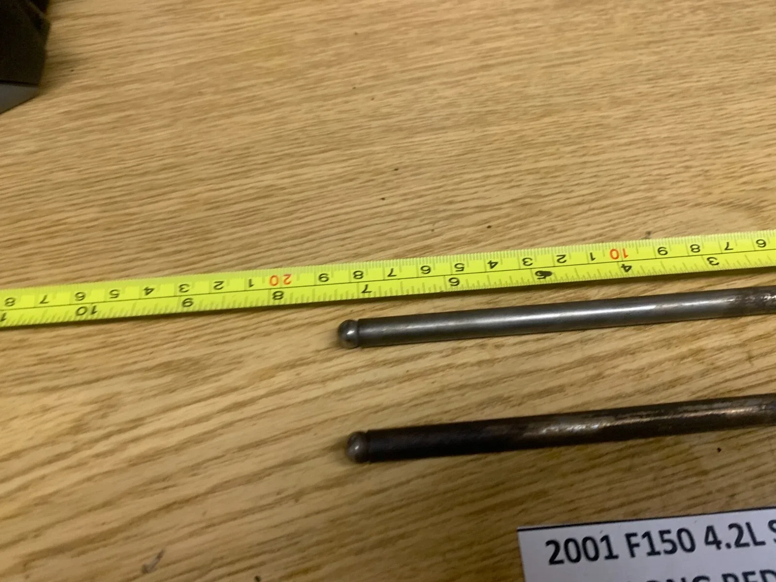 2000-2001 F150 4.2L  PUSH RODS SET OF 2 image 4
