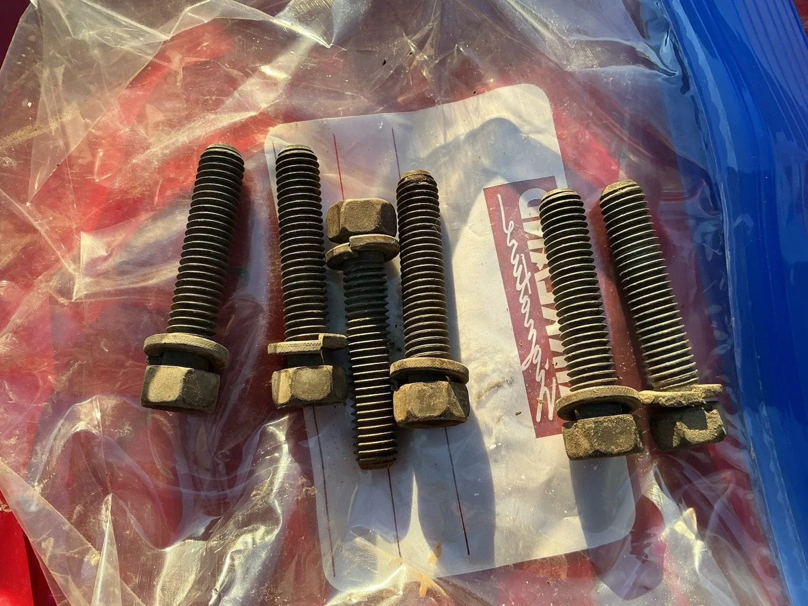 1992-96 Ford F150 Bronco C6 E4OD Engine to Transmission Housing Bolts Hardware