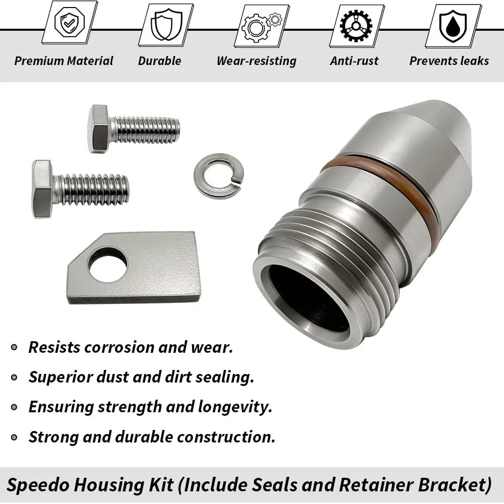 23-Tooth Speedometer Driven Gear Kit for Turbo 350 - Includes Housing, Seals & B image 3