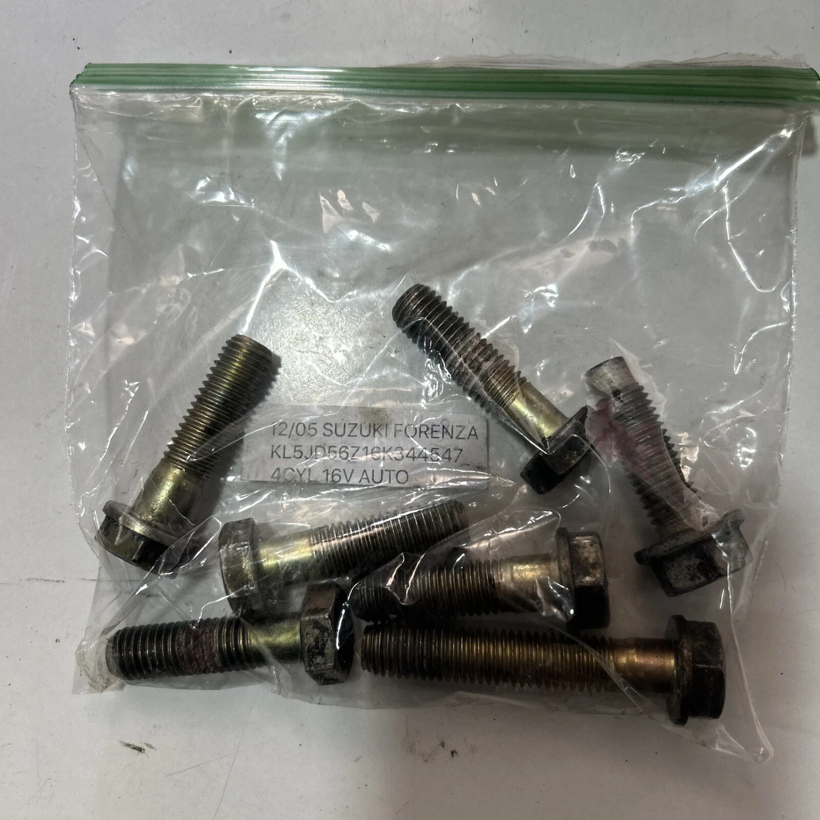 2005 Suzuki Forenza Bell Housing Bolts Automatic